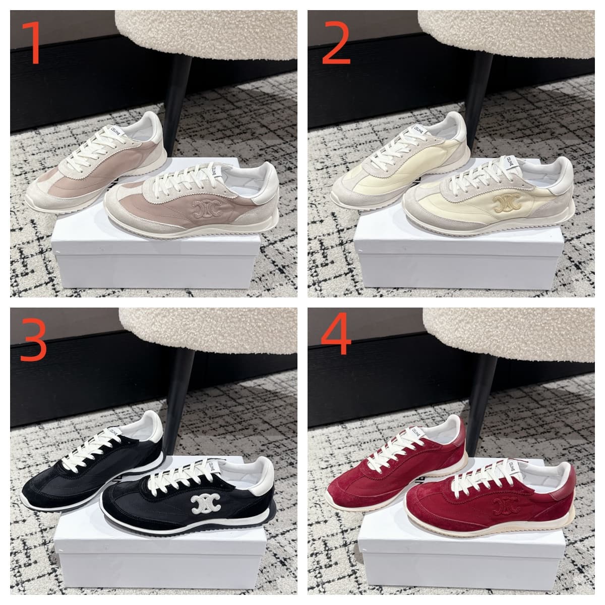 Celine racer low top Sneaker in nylon shoes Women
