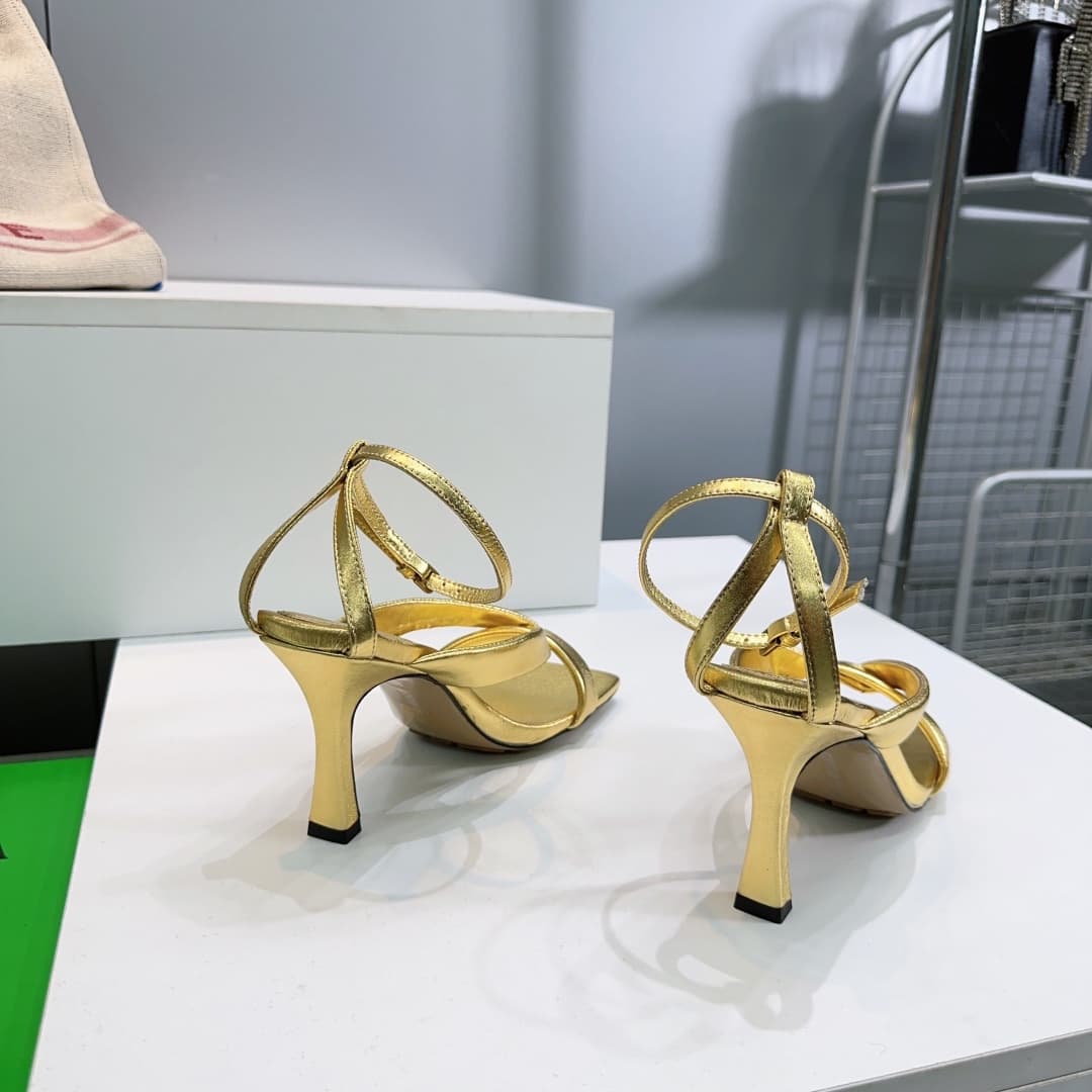 Bottega Veneta Riva Heeled Sandals