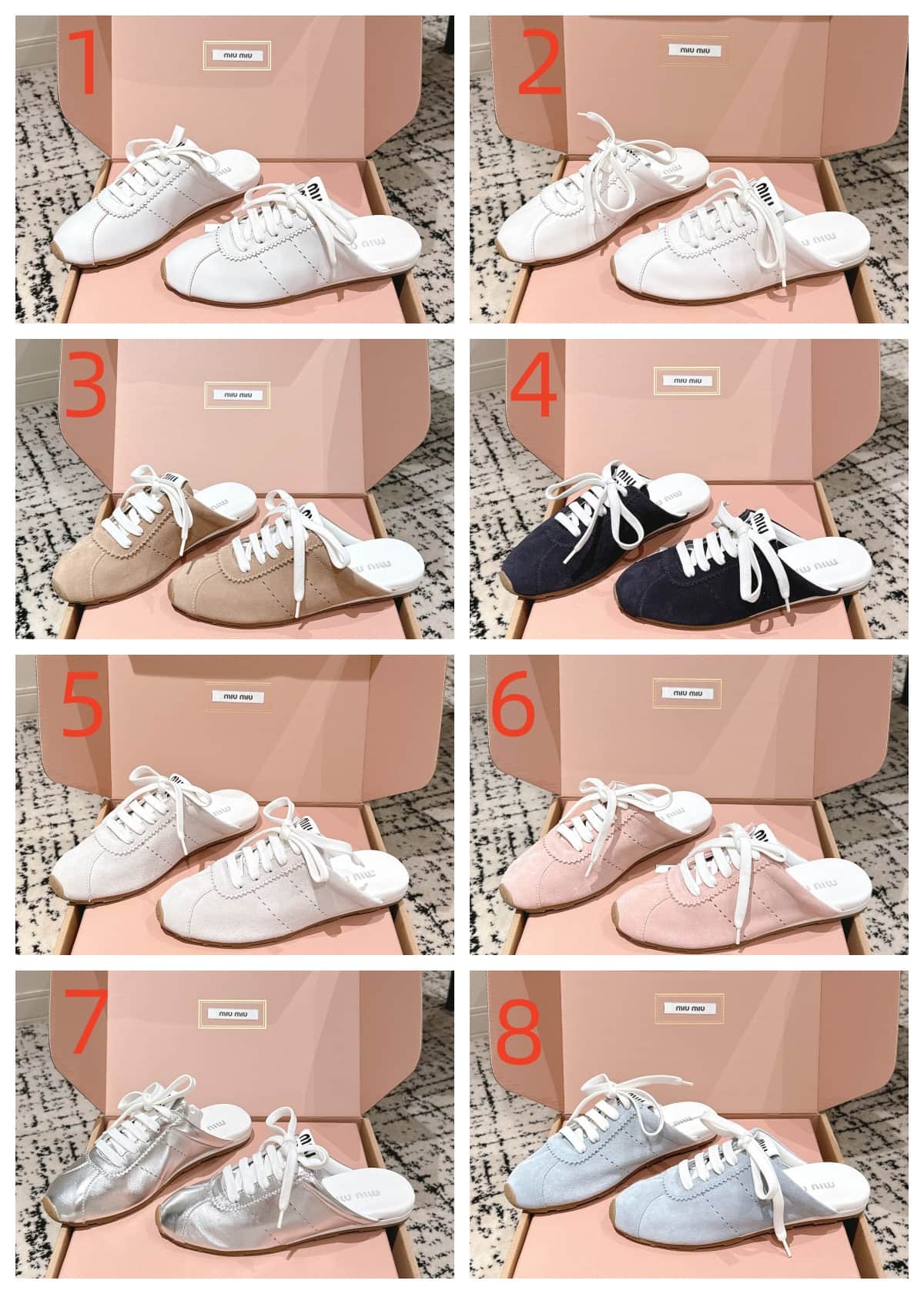 Miu Miu Plume Suede Mules shoes Women