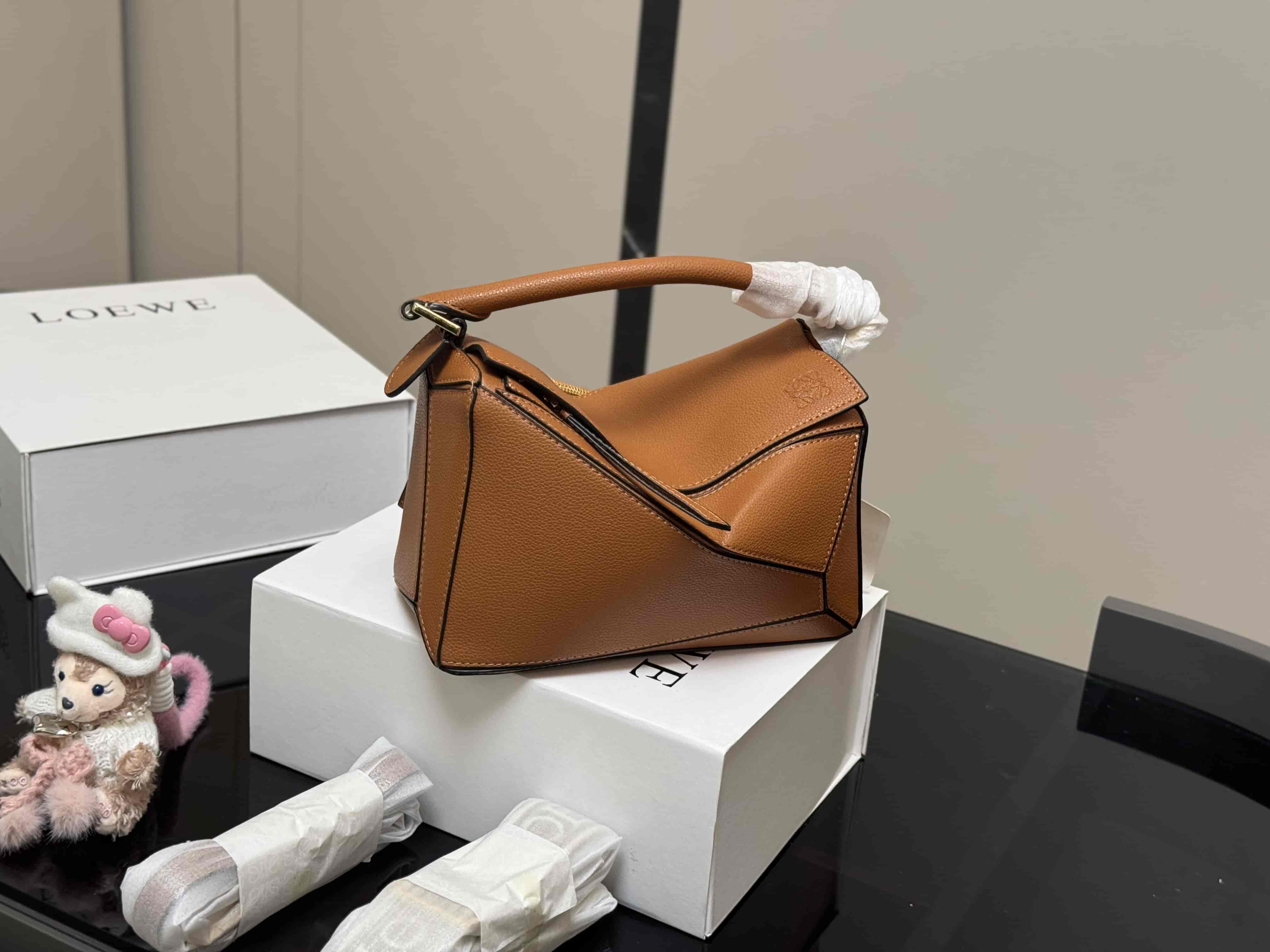 Small Puzzle bag in Calfskin