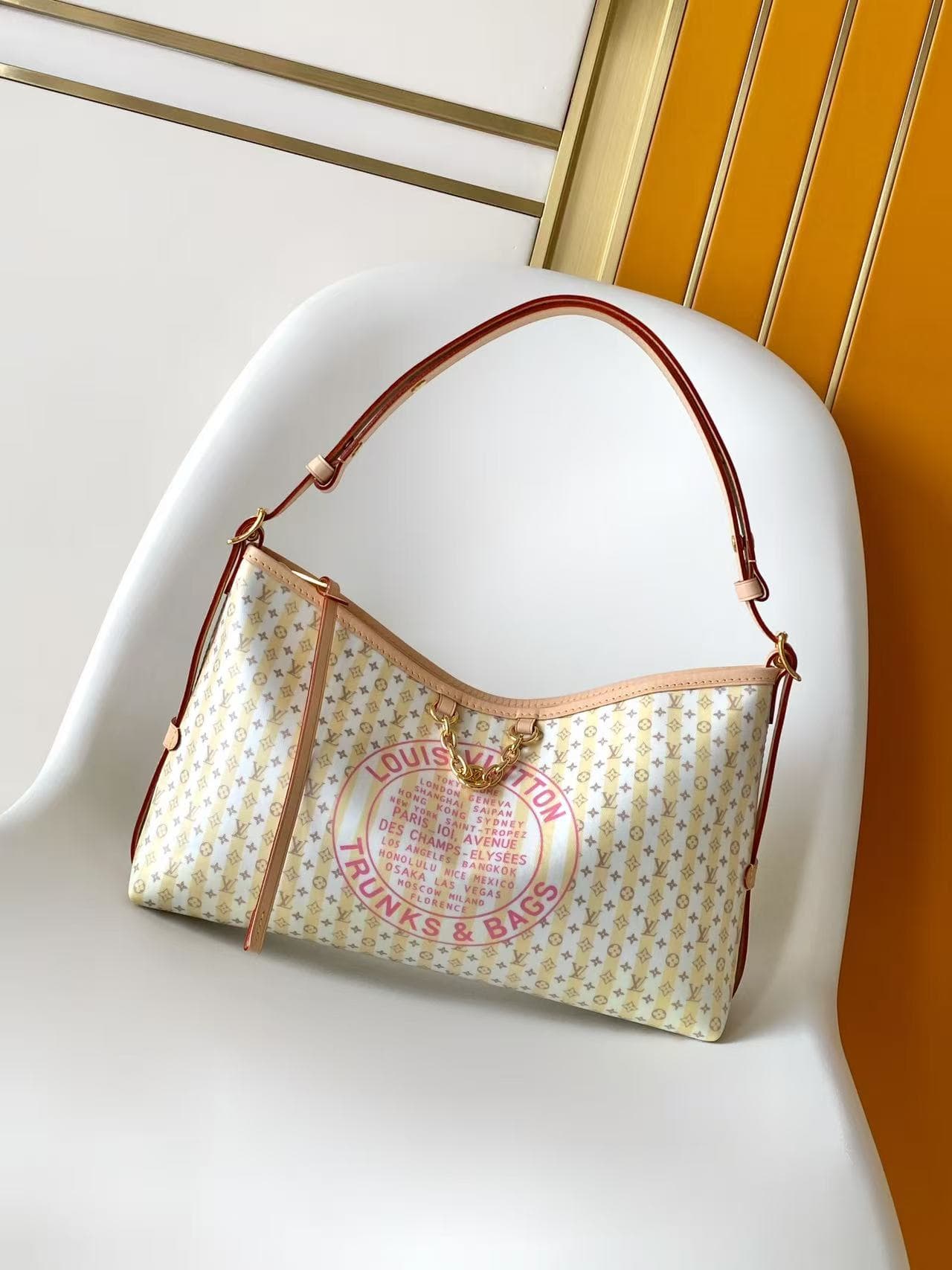 Louis Vuitton Carryall East West Banana Coated canvas M29139 High