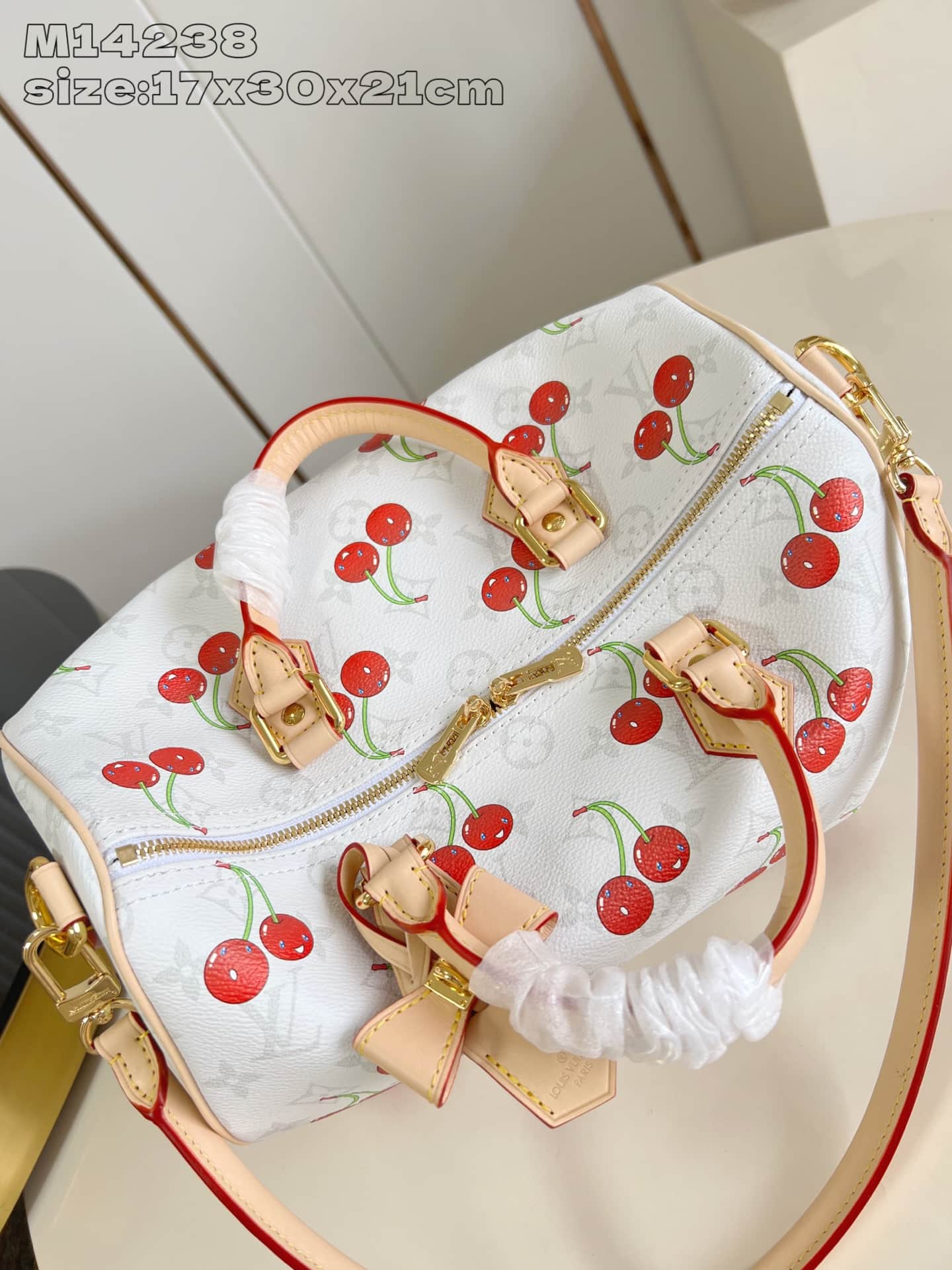 Louis Vuitton x Murakami Speedy Soft Bandoulière 30 Monogram cherry coated canvas M14238 High