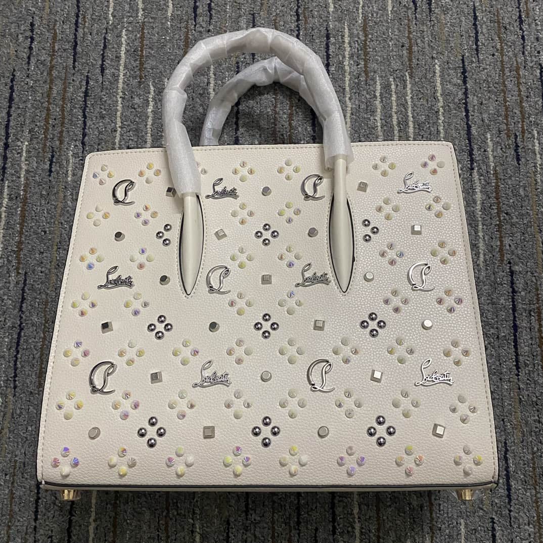 Christian Louboutin Paloma Medium Bag Calf Leather And Spikes High