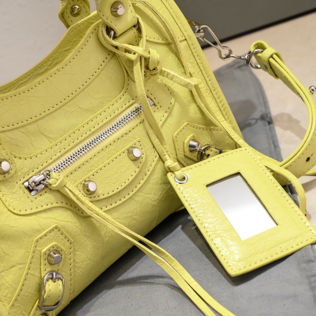 WOMEN'S LE CITY MINI BAG Lambskin & Silver Metal High