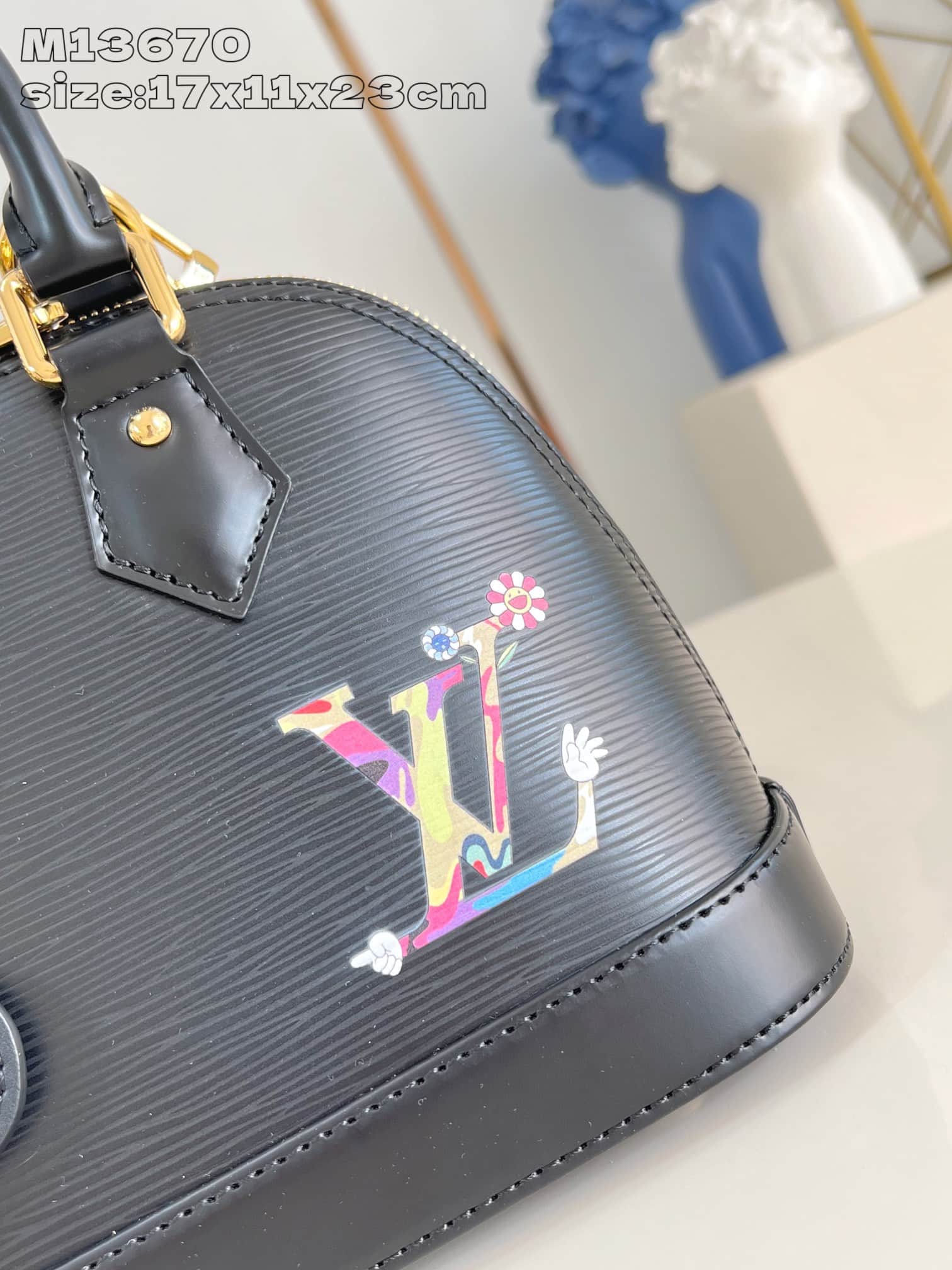 Louis Vuitton x Murakami Alma BB Epi grained cowhide leather M13670 High