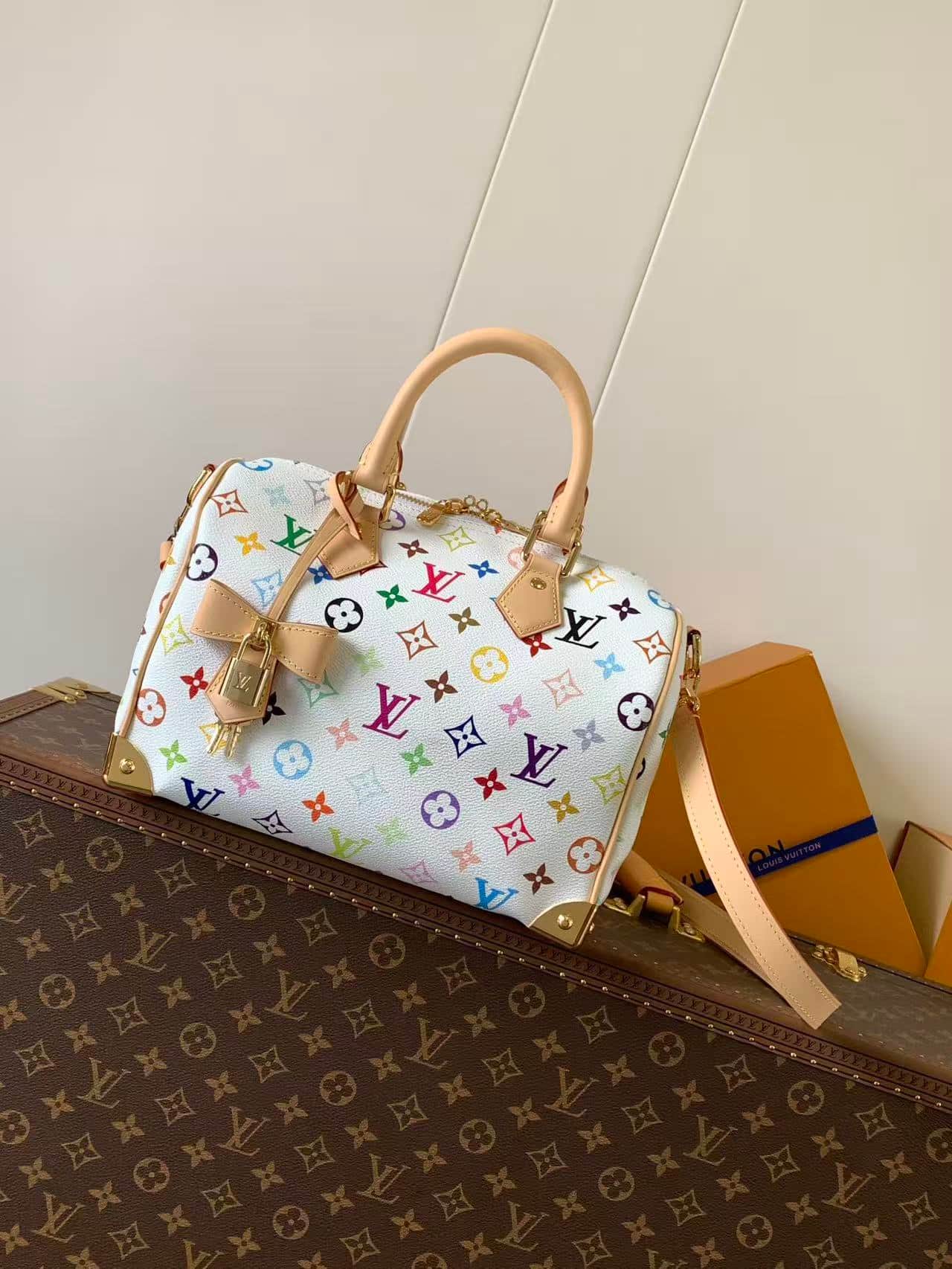 Louis Vuitton x Murakami Speedy Bandoulière 25 Monogram coated canvas M13085 High