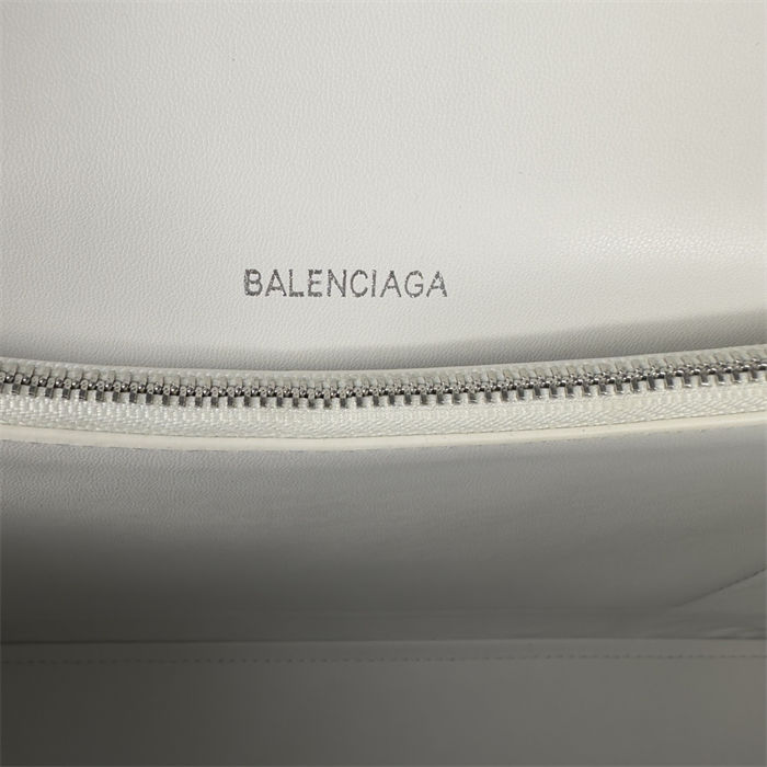 WOMEN'S CRUSH MEDIUM CHAIN BAG crushed calfskin White High