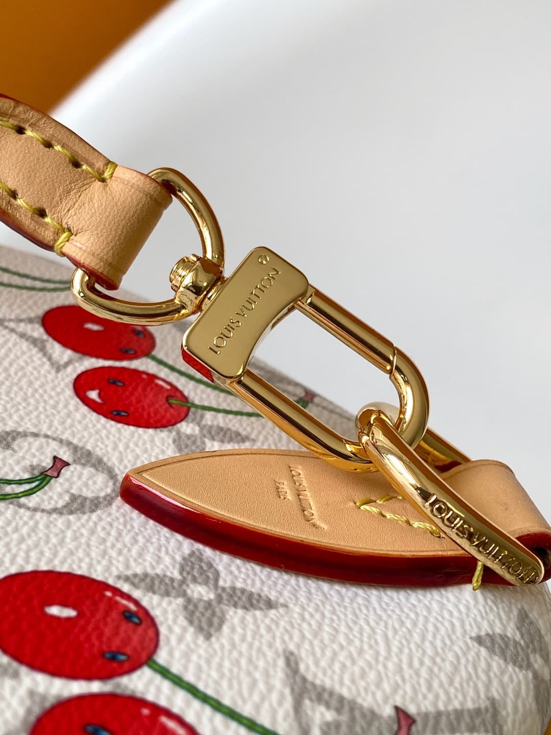 Louis Vuitton x Takashi Murakami Soft Speedy Bandoulière 30 Cherry Motif Monogram Canvas M14328 High