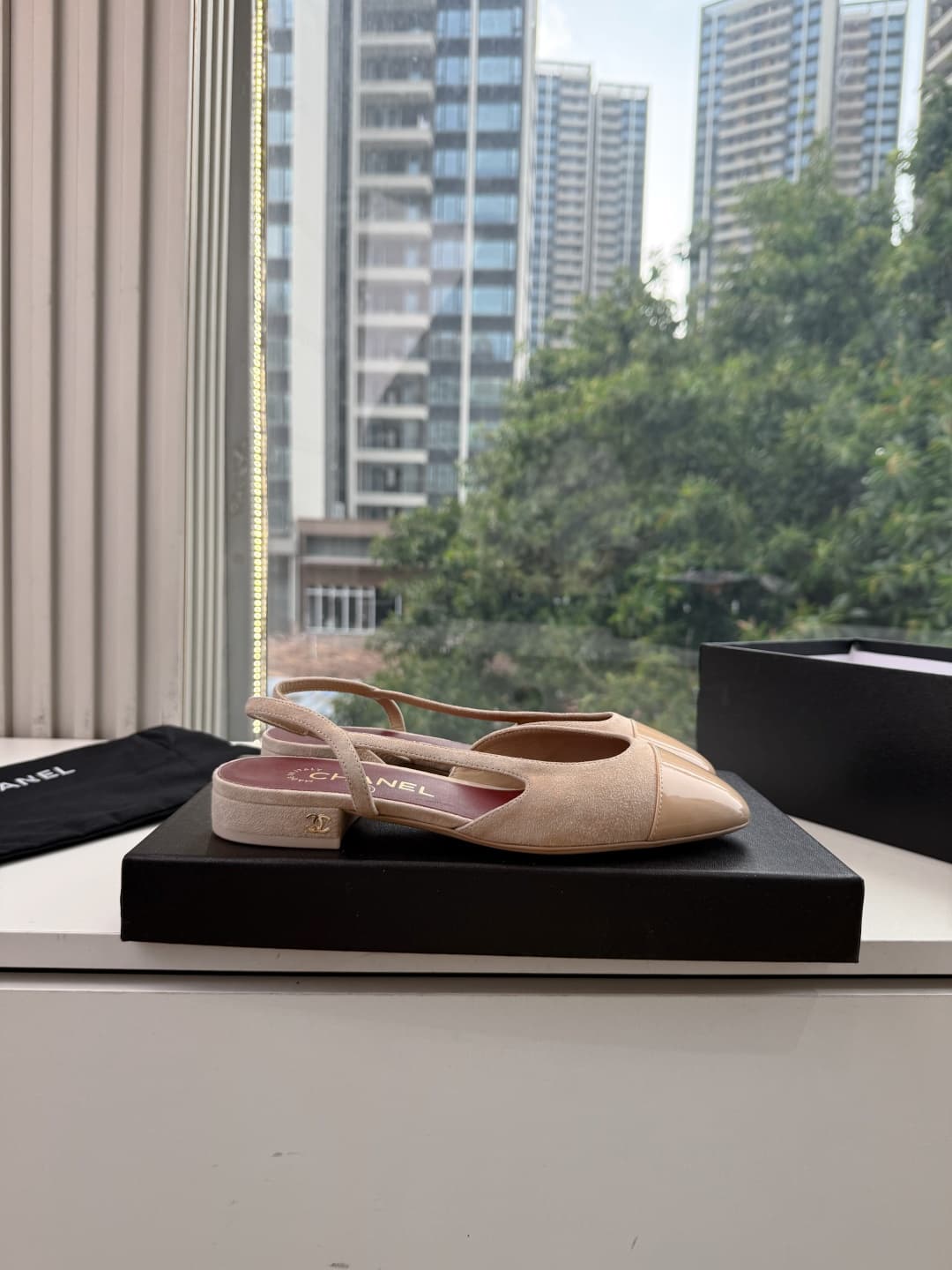 Chanel Slingback Flats Women