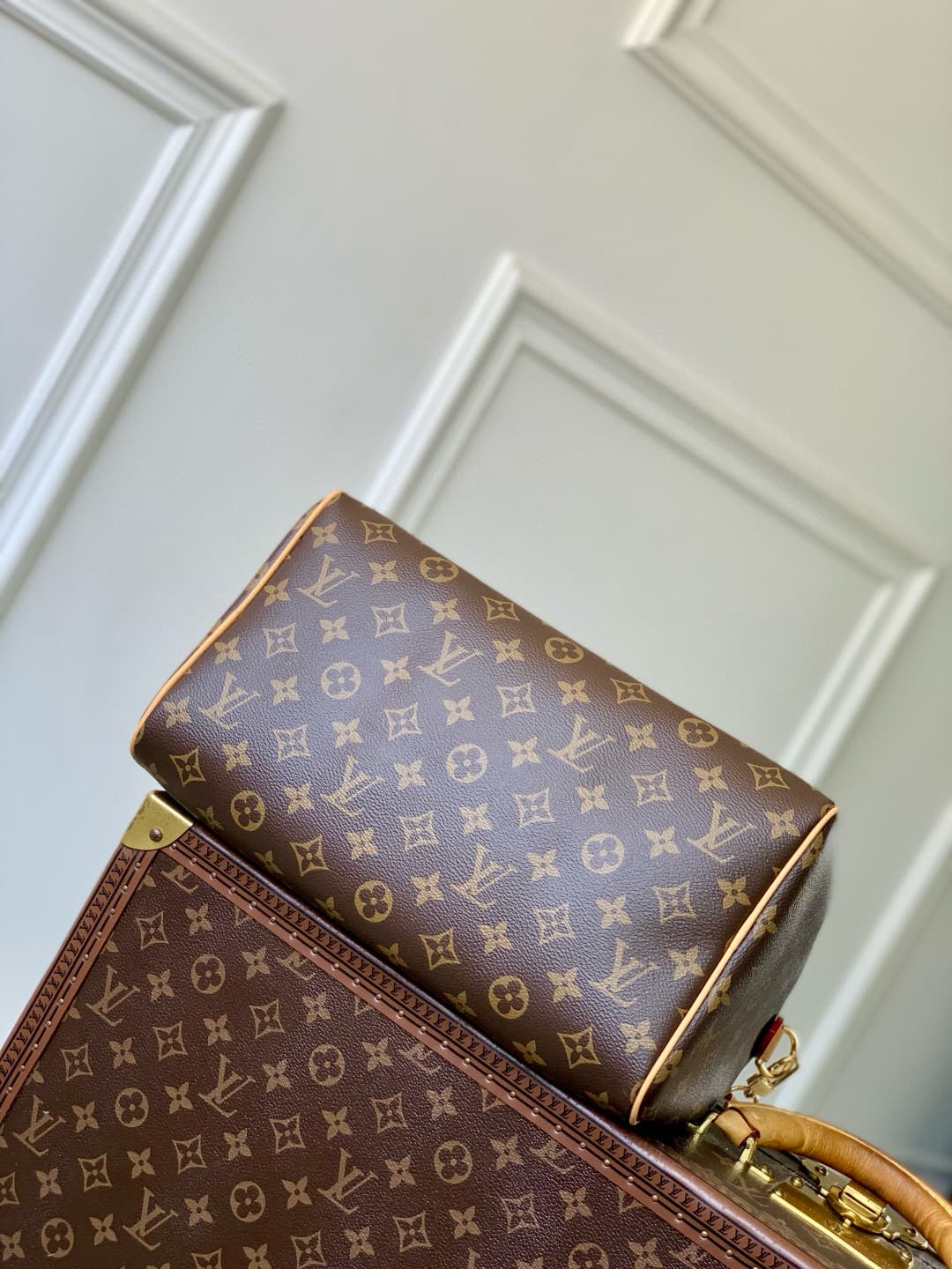 Louis Vuitton Speedy Soft 30 Lucky Coated canvas Monogram/Green M15107 High