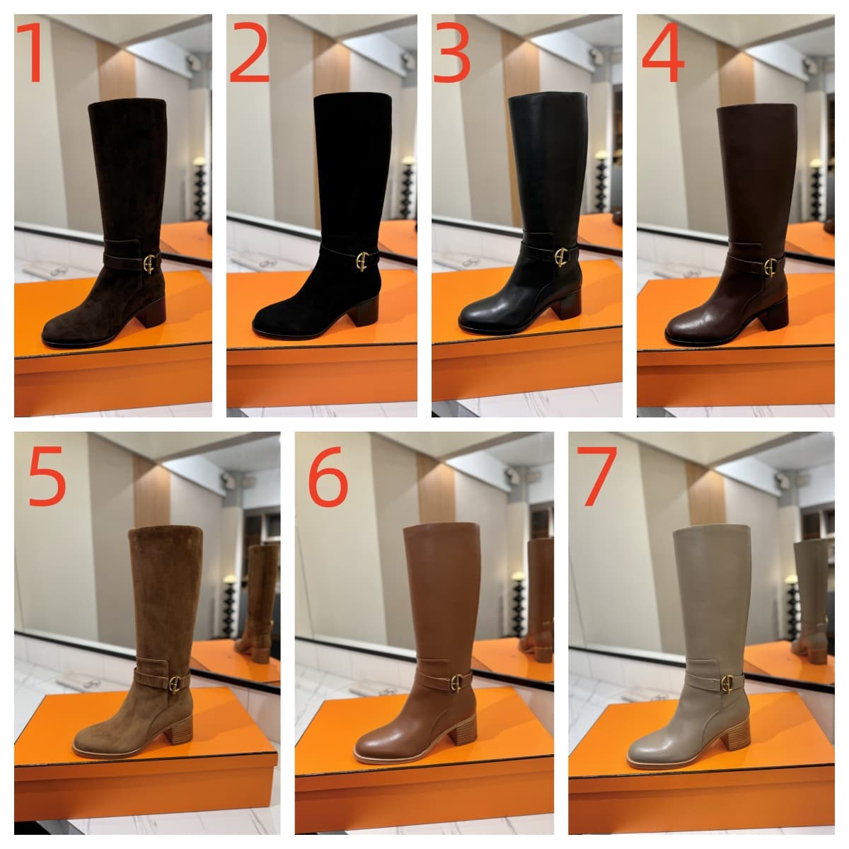 Hermes Justine 50 boots Shoes Women
