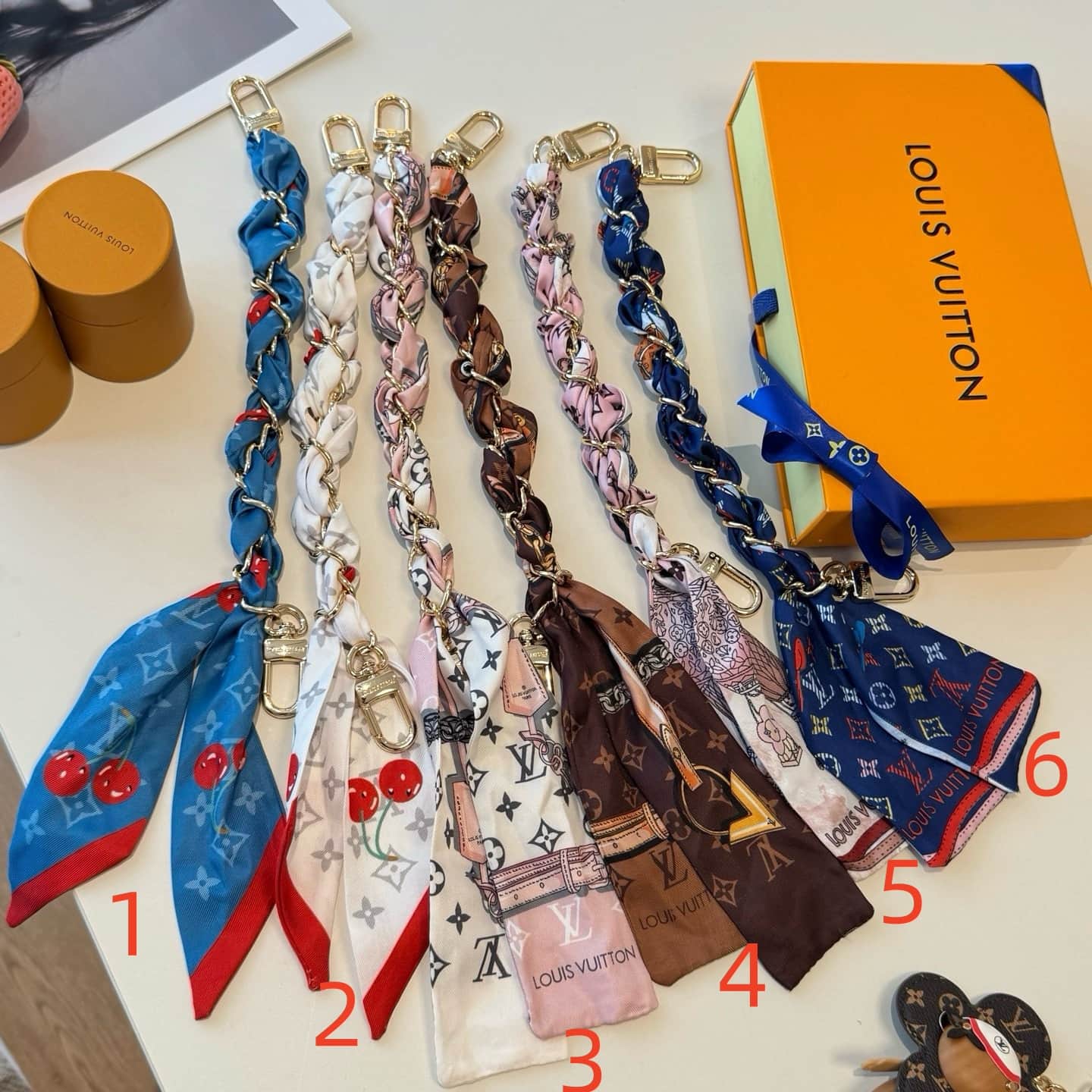 Louis Vuitton Scarf Bag Charm