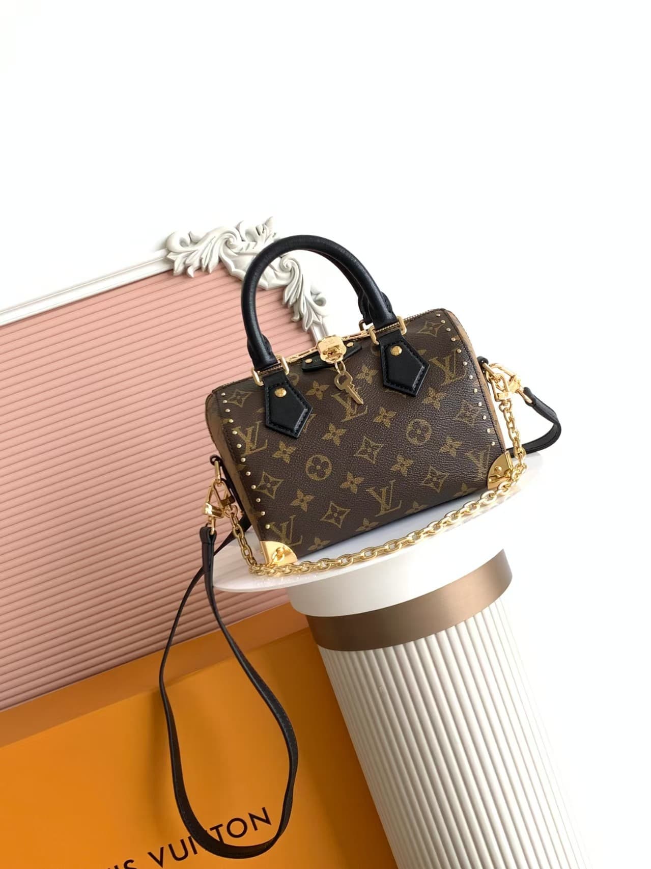 Louis Vuitton Speedy Trunk 20 Monogram canvas M13146 High