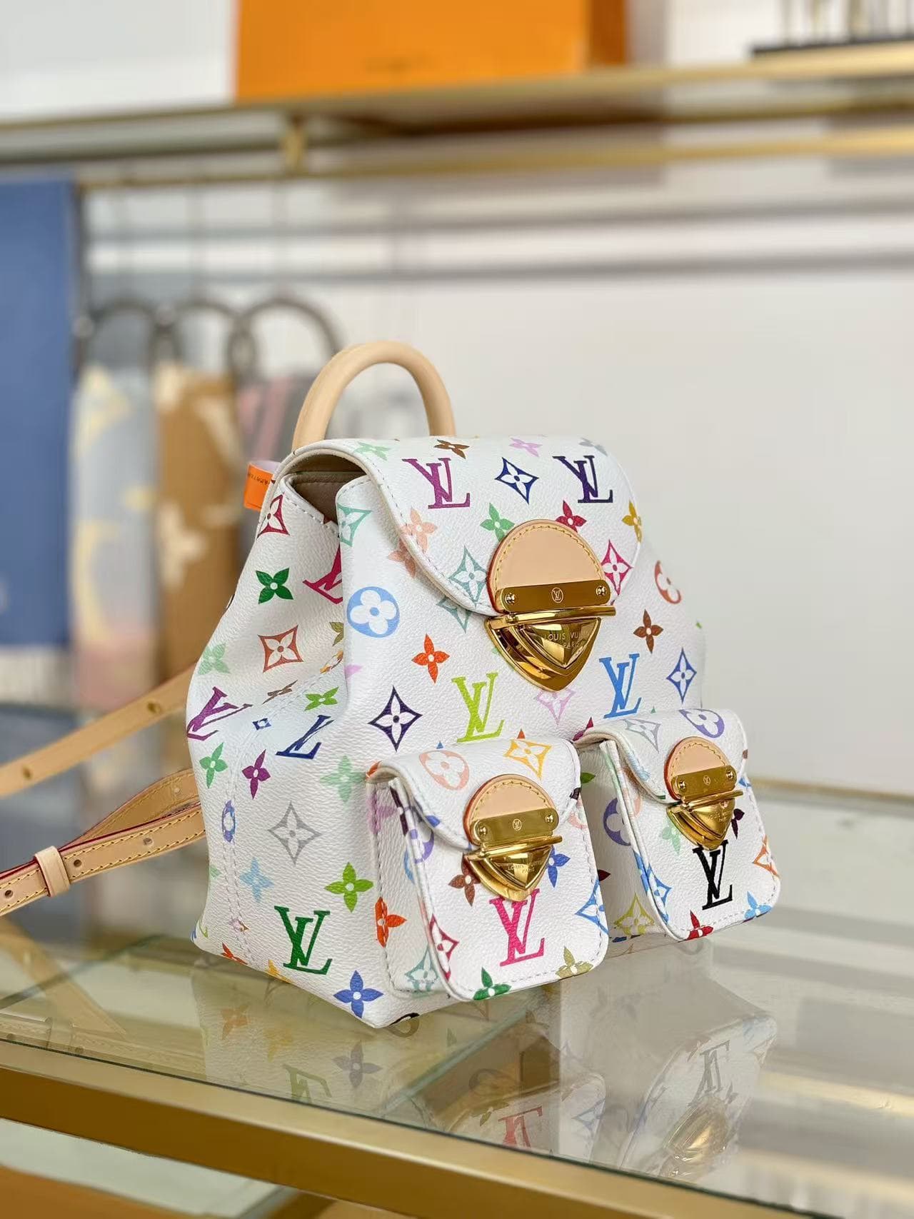 Louis Vuitton x Murakami Venice Backpack Monogram coated canvas M13081 High