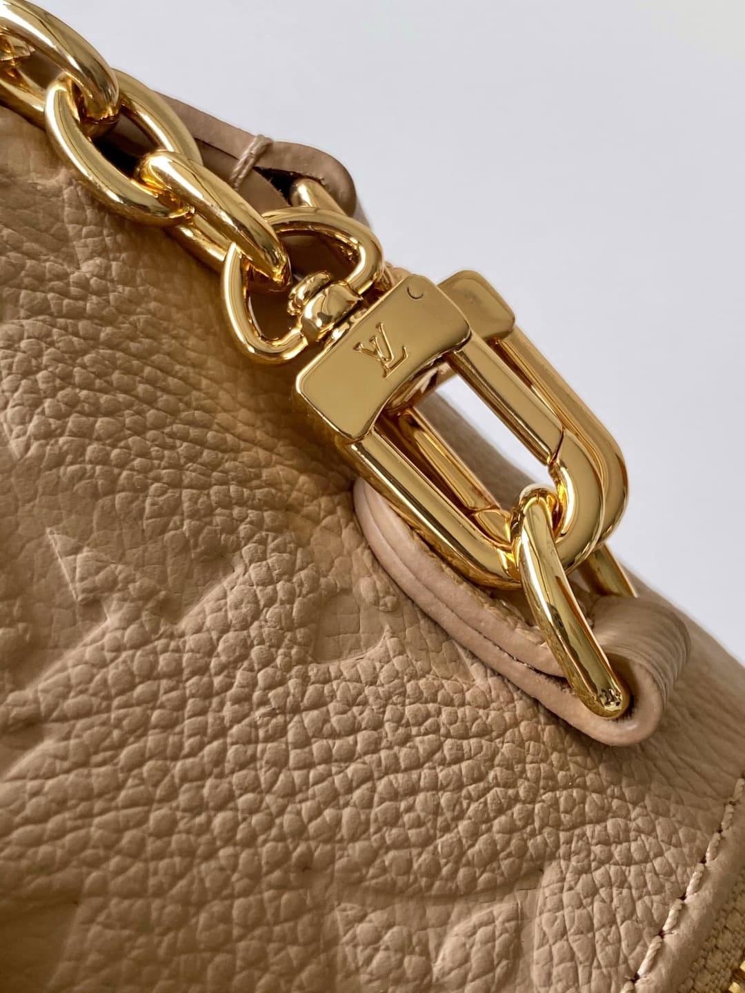 Louis Vuitton Mini Bumbag Sand Monogram Empreinte Leather M14420 High