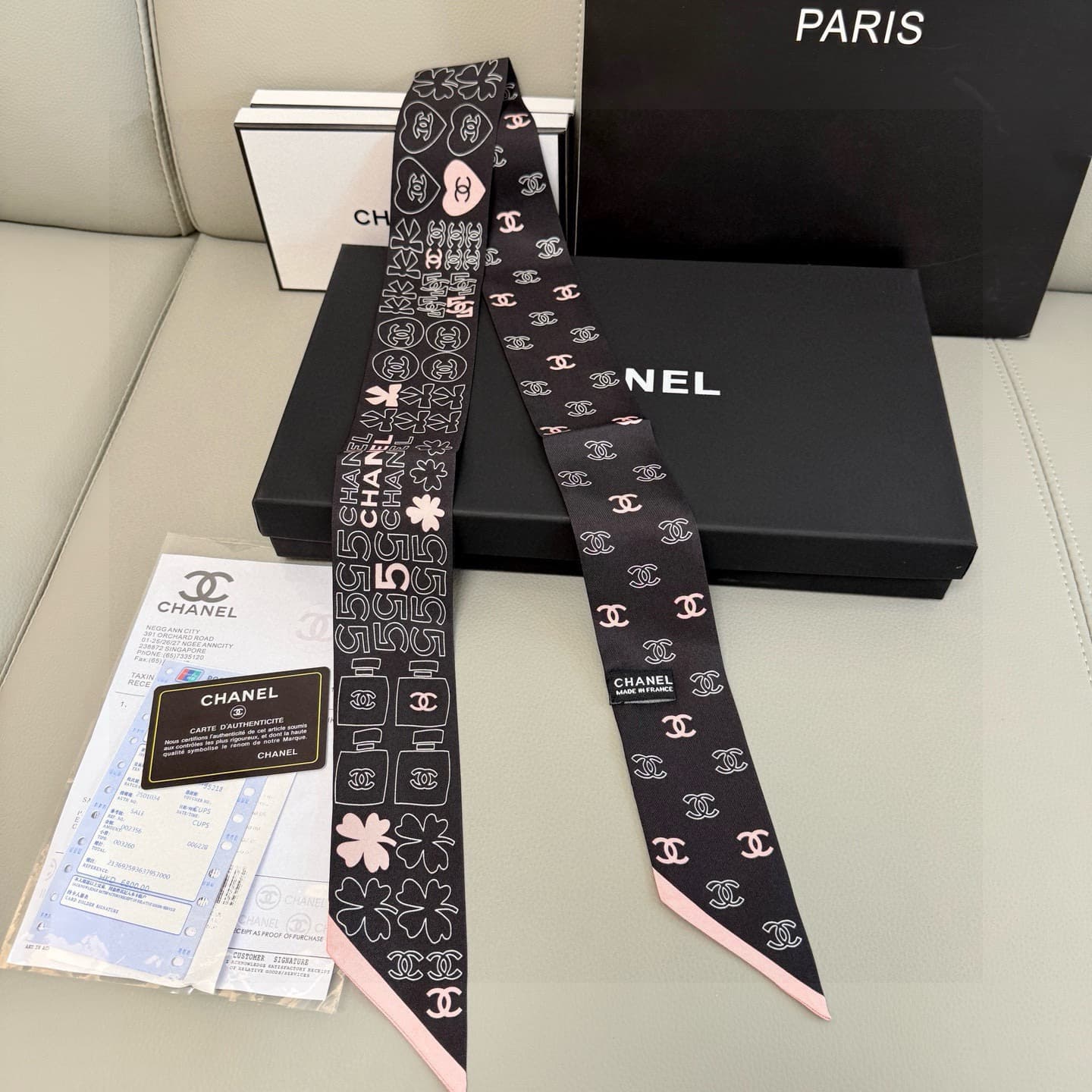 Chanel Silk CC Slim Bandeau