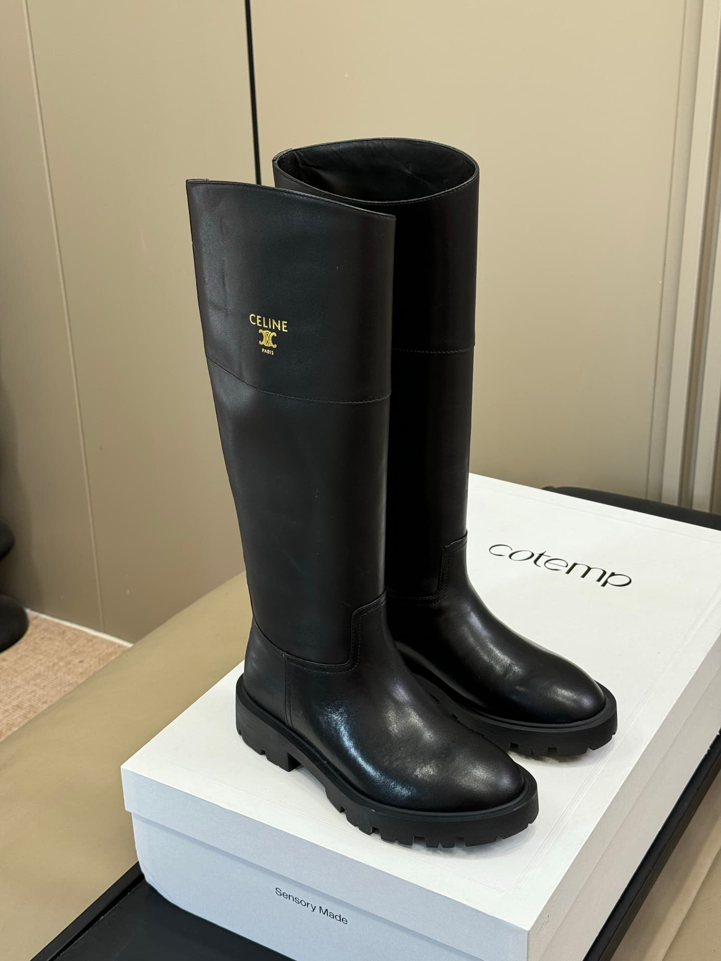 Celine MARGARET HIGH BOOT IN Calfskin Women