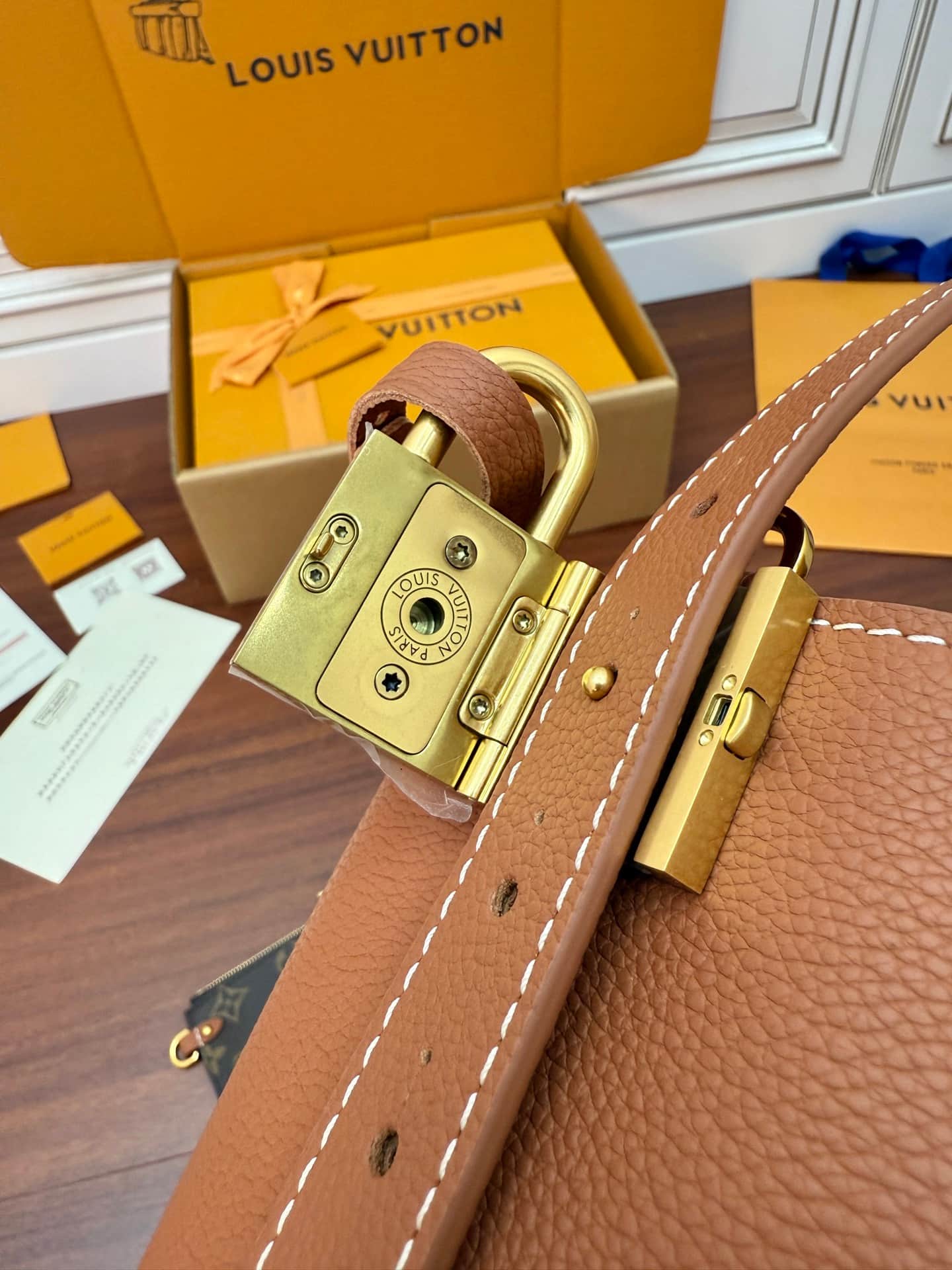 Louis Vuitton Low Key All In BB Cognac Brown Calf leather M14416 TOP