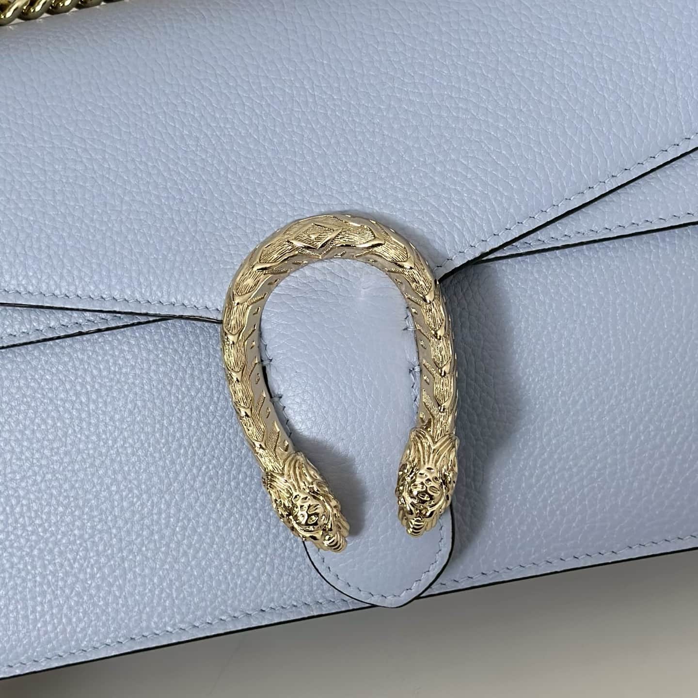 Dionysus Medium Shoulder Bag 795005 Blue Leather High