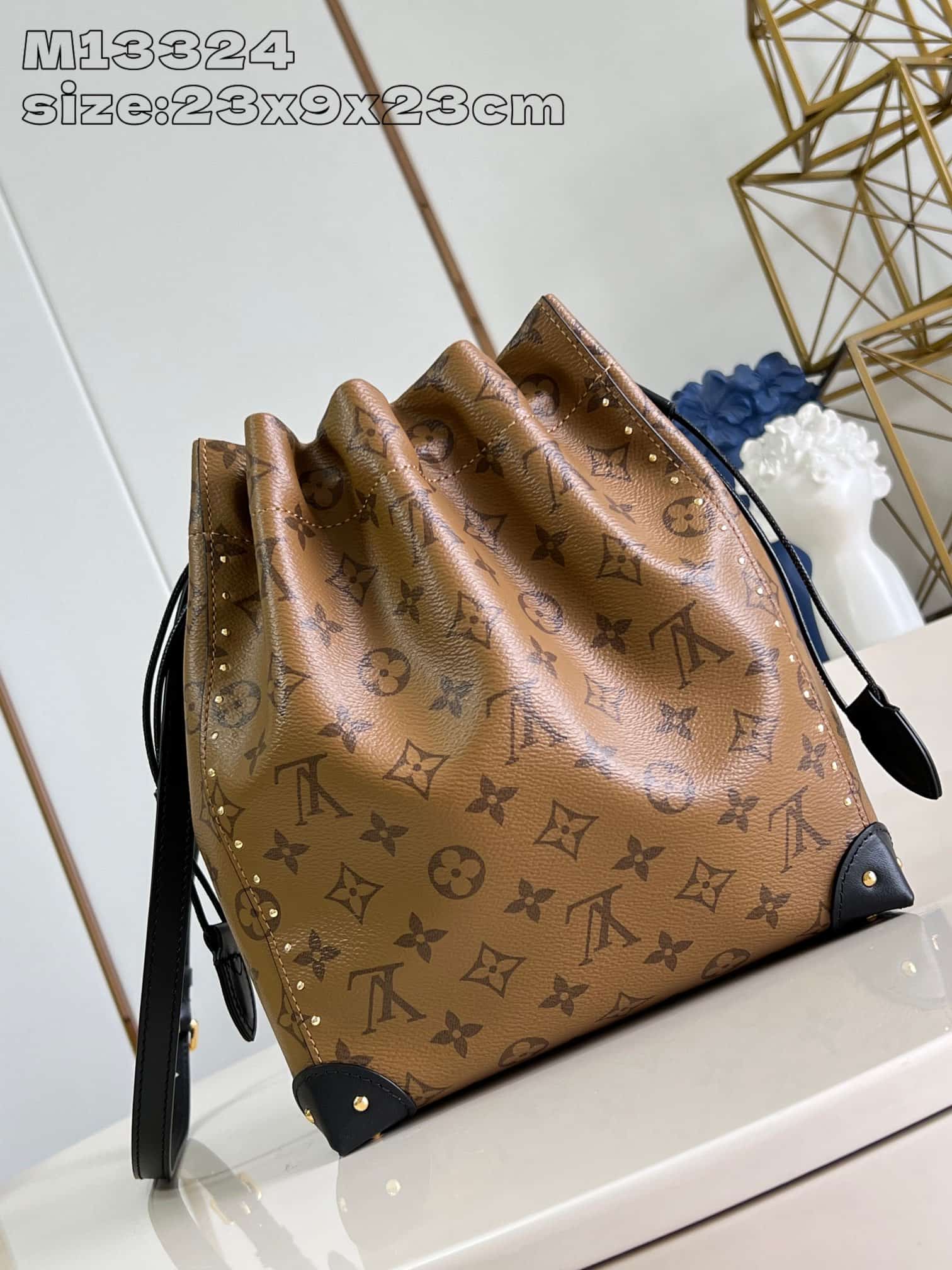 Louis Vuitton Noé Trunk PM Monogram Reverse Canvas M13324 High