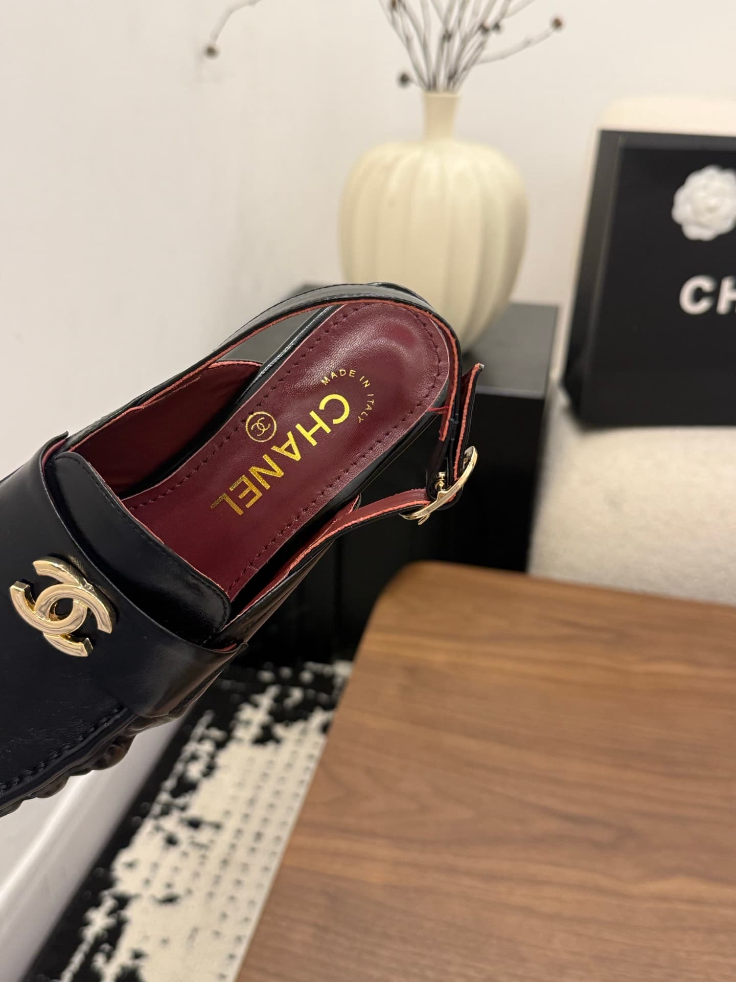Chanel Slingback Loafer Shoes Women