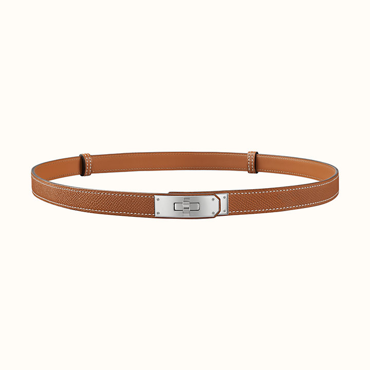 Hermes Kelly 18 belt Epsom Camel High