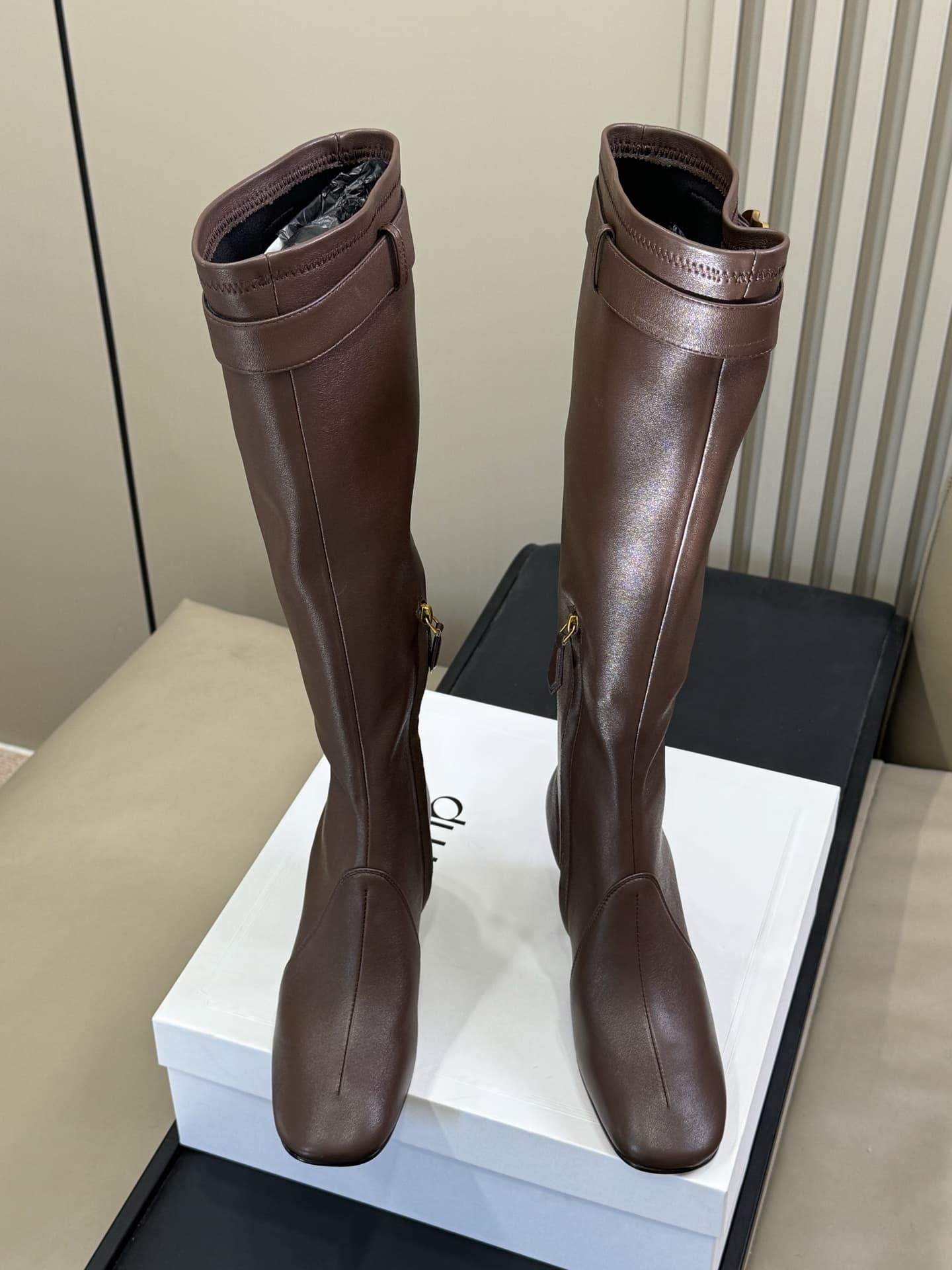 Miu Miu Nappa Leather Boots Shoes Women