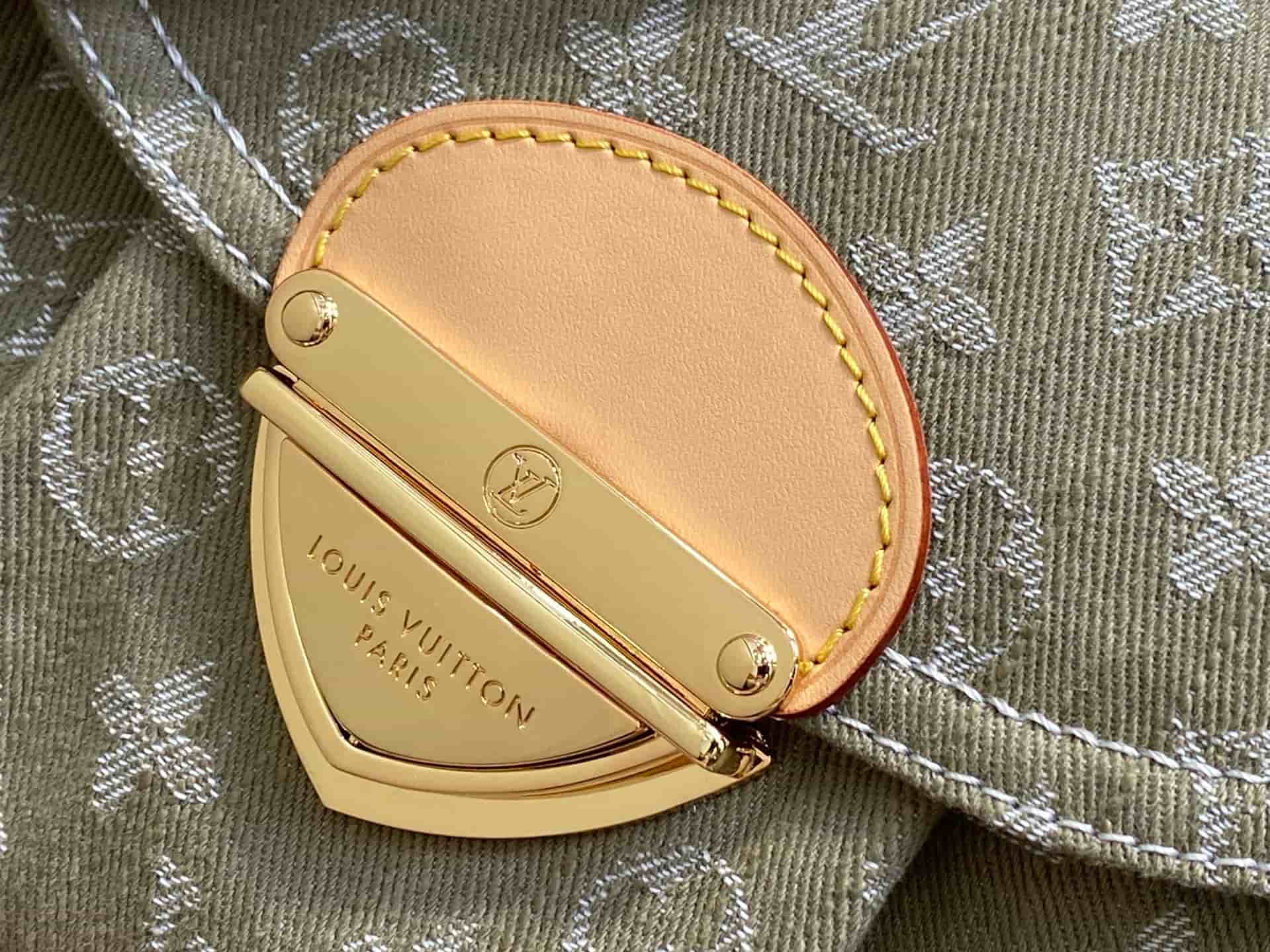 Louis Vuitton Sunset Monogram Khaki Denim M27210 High