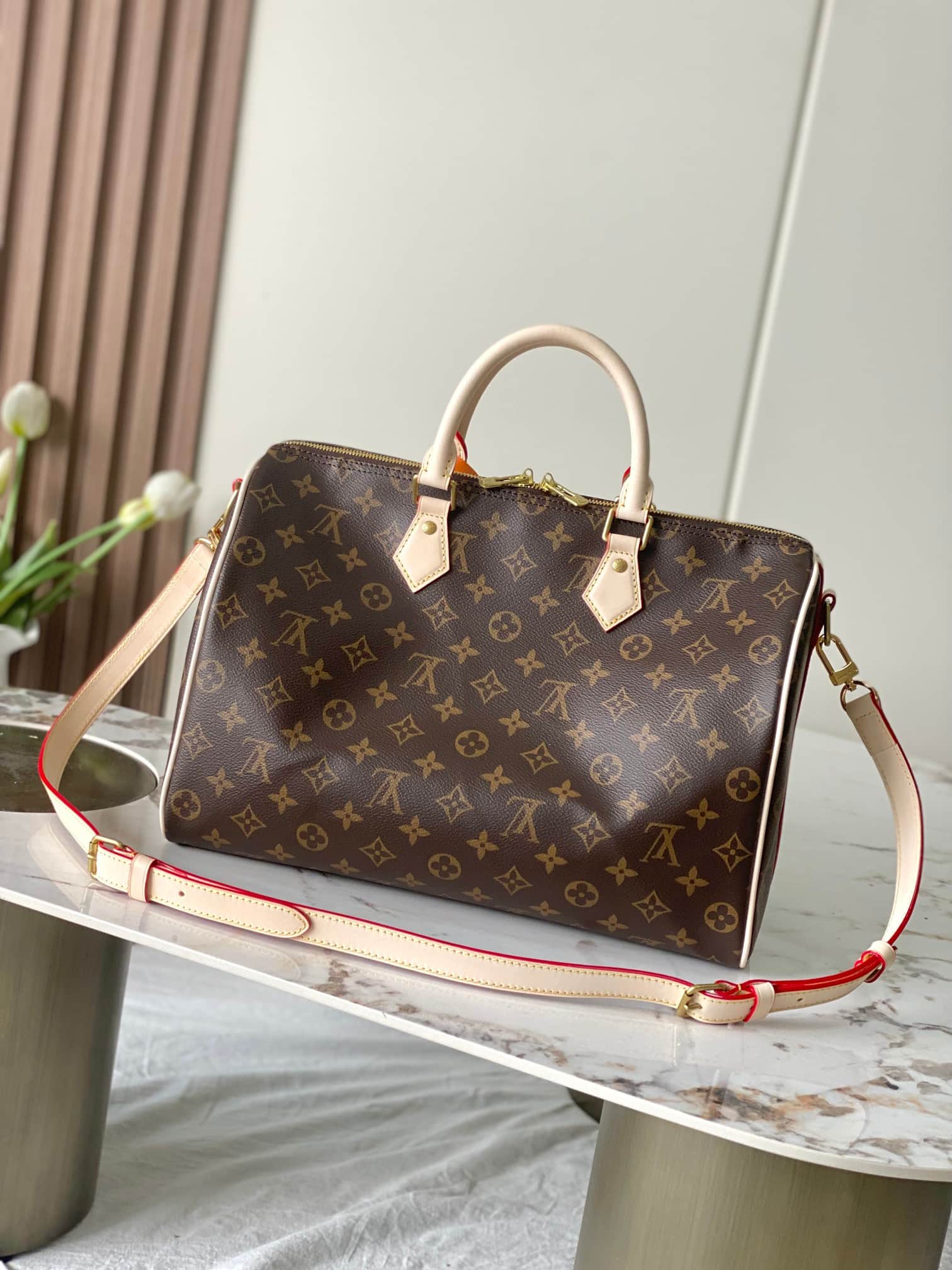 Louis Vuitton Speedy Bandoulière 35 Bag Monogram coated canvas M46981 High