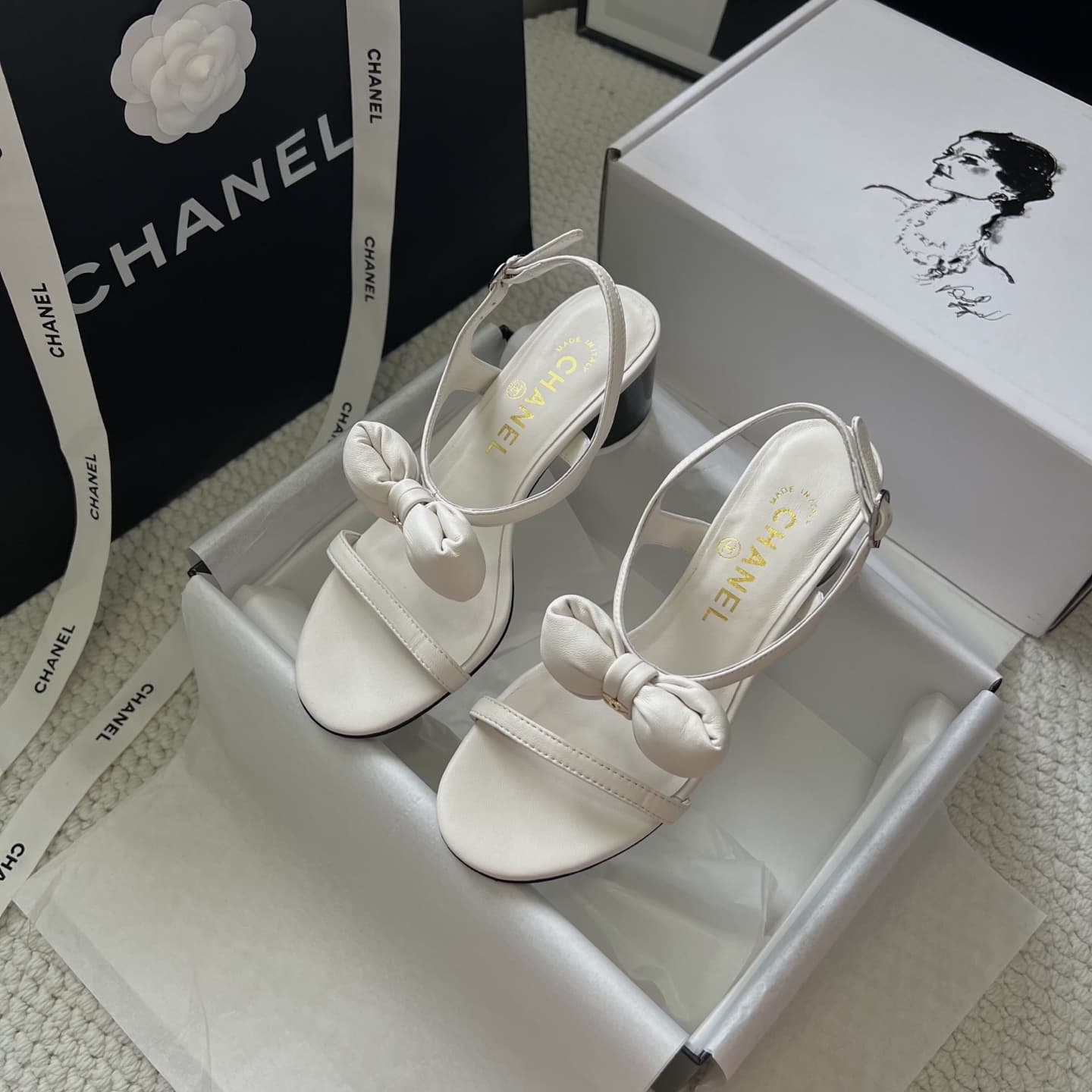 Chanel Sandal Shoes High Women