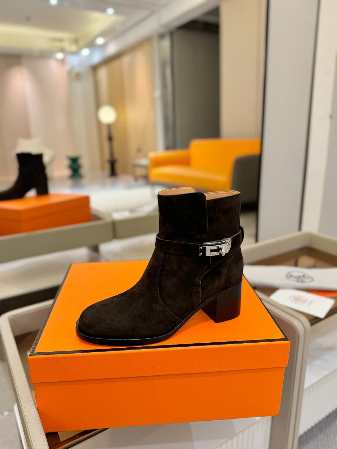 Hermes Frenchie 50 ankle Boots Shoes Women