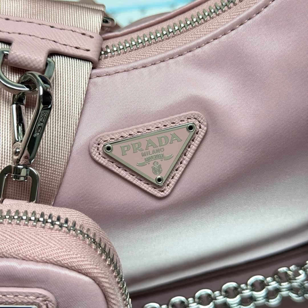 Prada Re-Edition 2005 Nylon bag 1BH204 Pink High