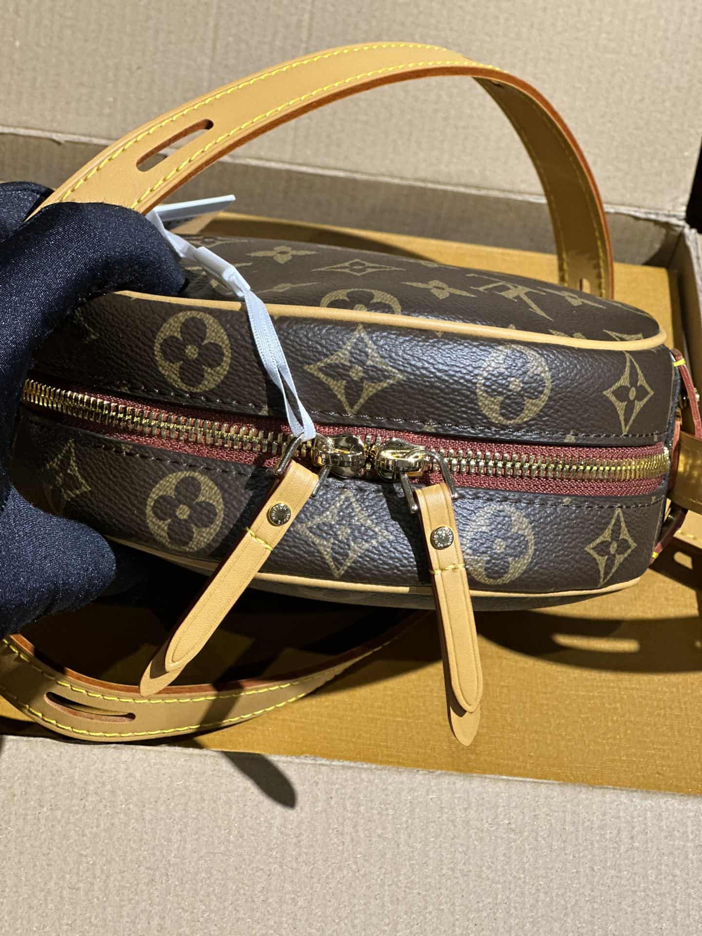 Louis Vuitton BOITE CHAPEAU SOUPLE PM Monogram coated canvas M45578 High