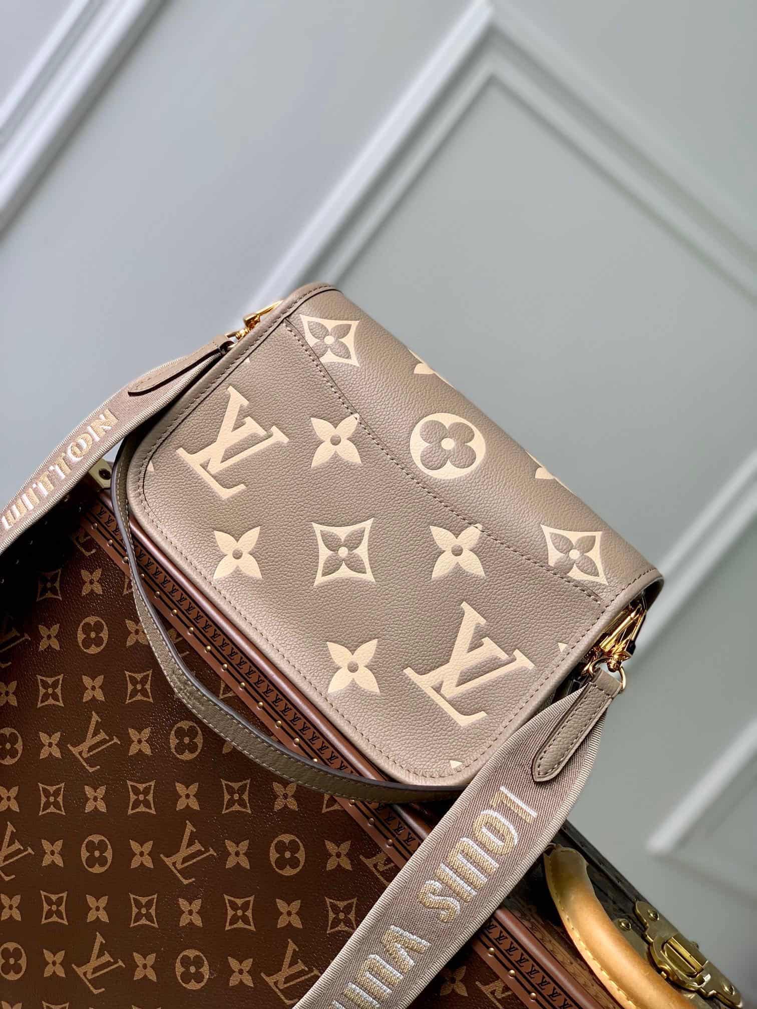 Louis Vuitton Diane Monogram Empreinte Leather M46583 High