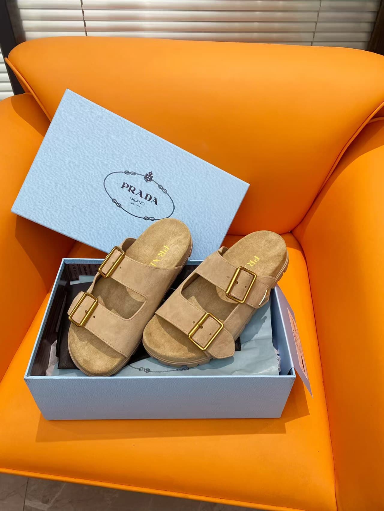 Prada Women's Strap Slides
