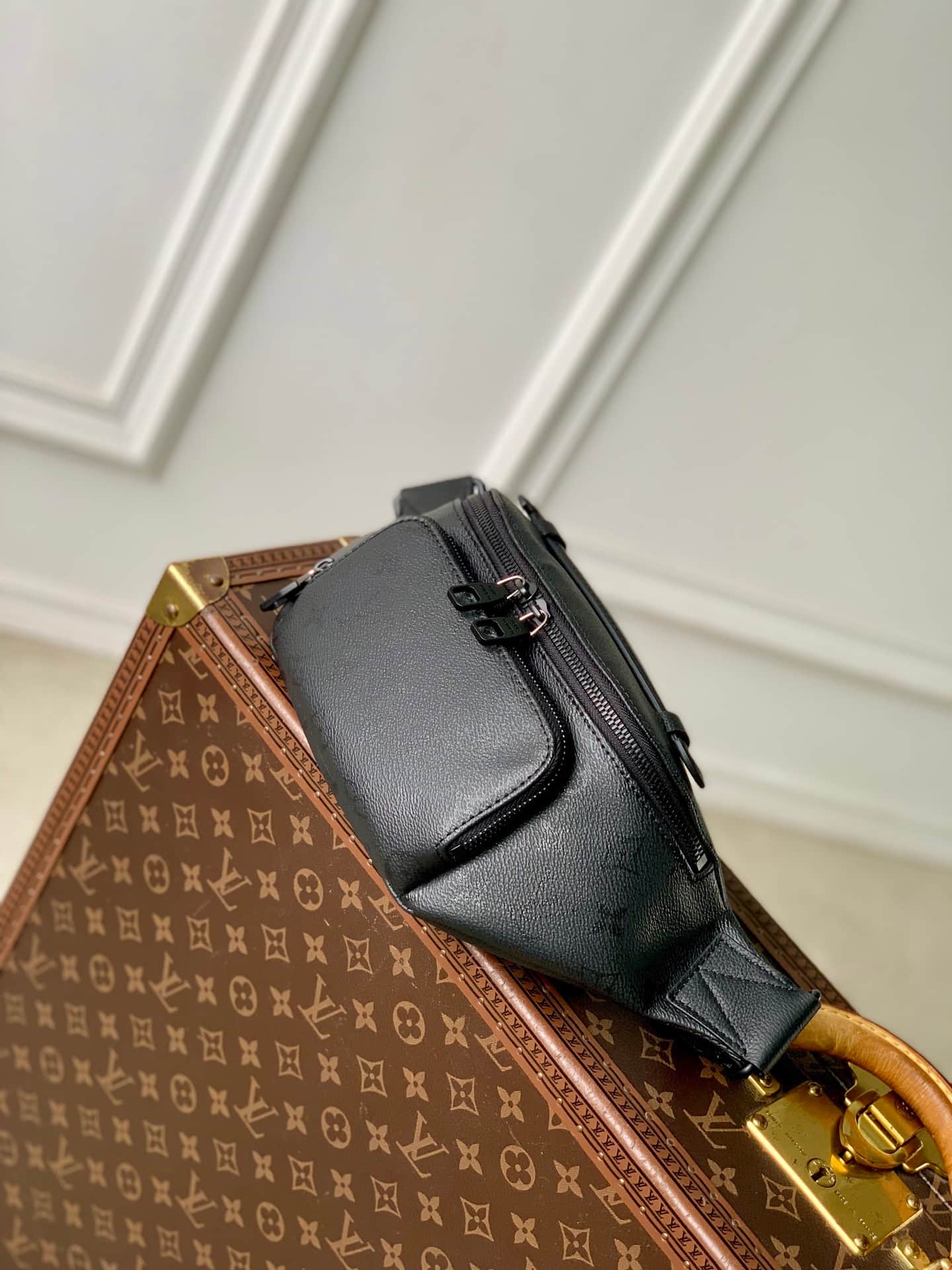 Louis Vuitton Rush Bumbag Black Monogram Midnight coated canvas M26763 High