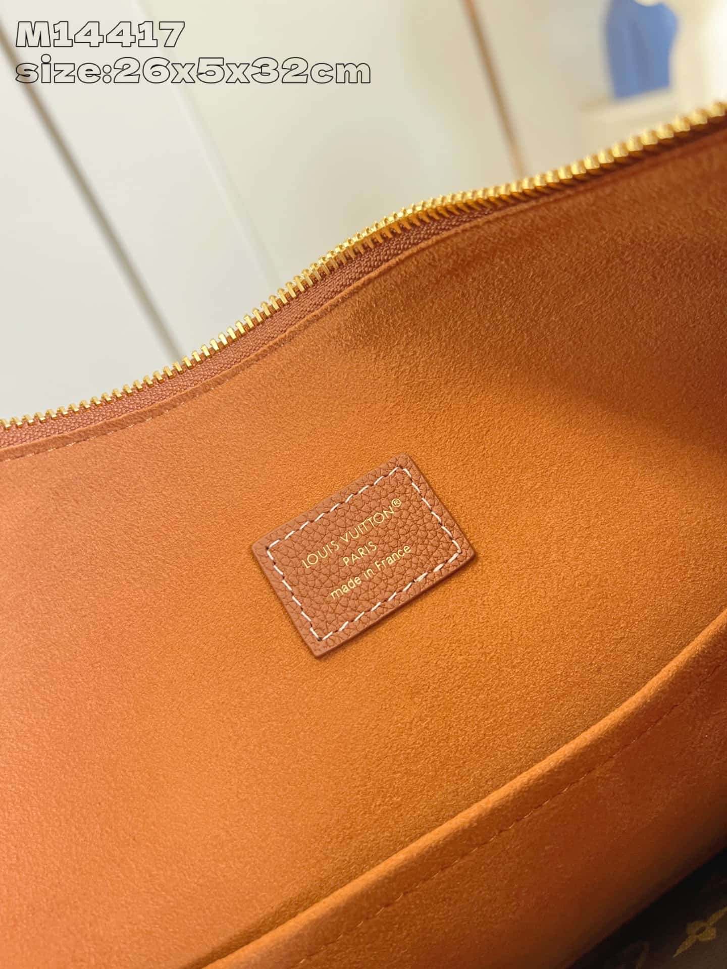 Louis Vuitton Low Key Cookie MM  Calf leather M14642 Cognac High