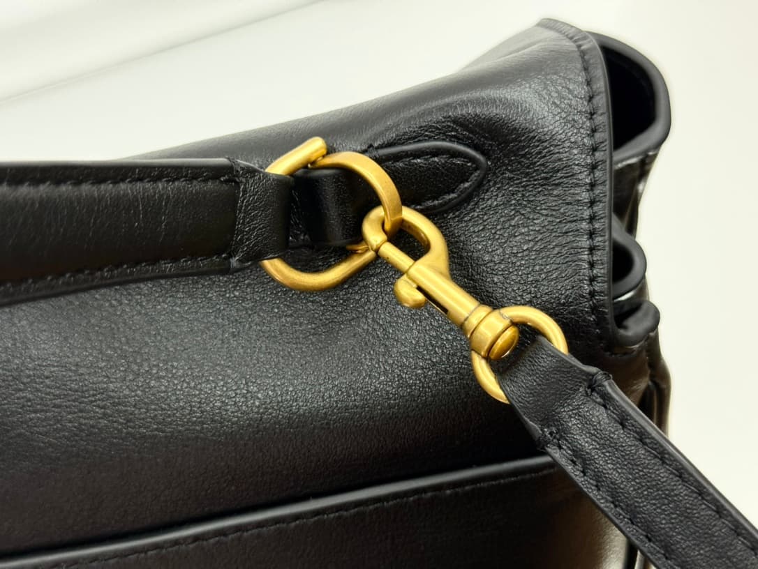 Balenciaga Rodeo Large Bag in Black Leather With Gold-Tone Metal TOP