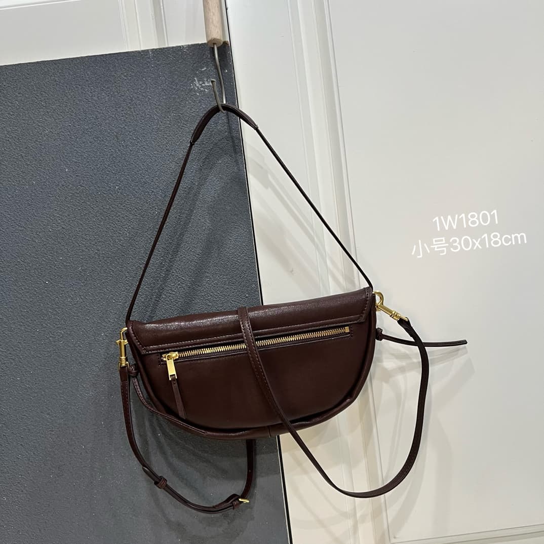 Celine Little Halfmoon Soft Triomphe bag Supple Shiny Lambskin