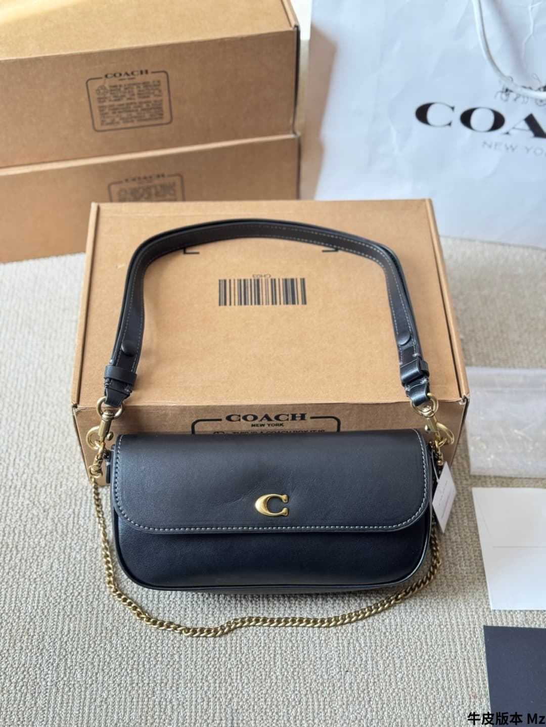 Coach Brook Flap Chain Bag