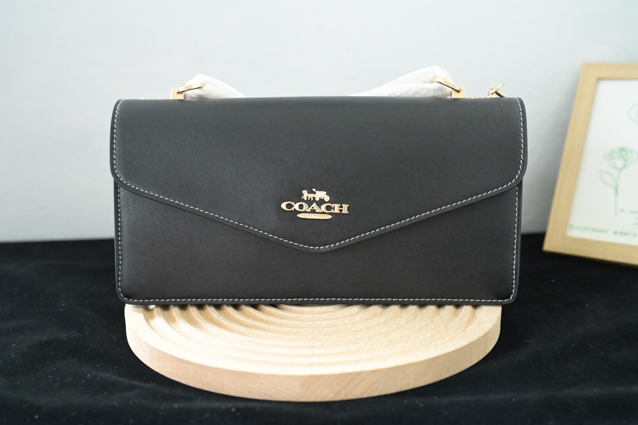 Coach Klare Envelope Crossbody Bag Black High