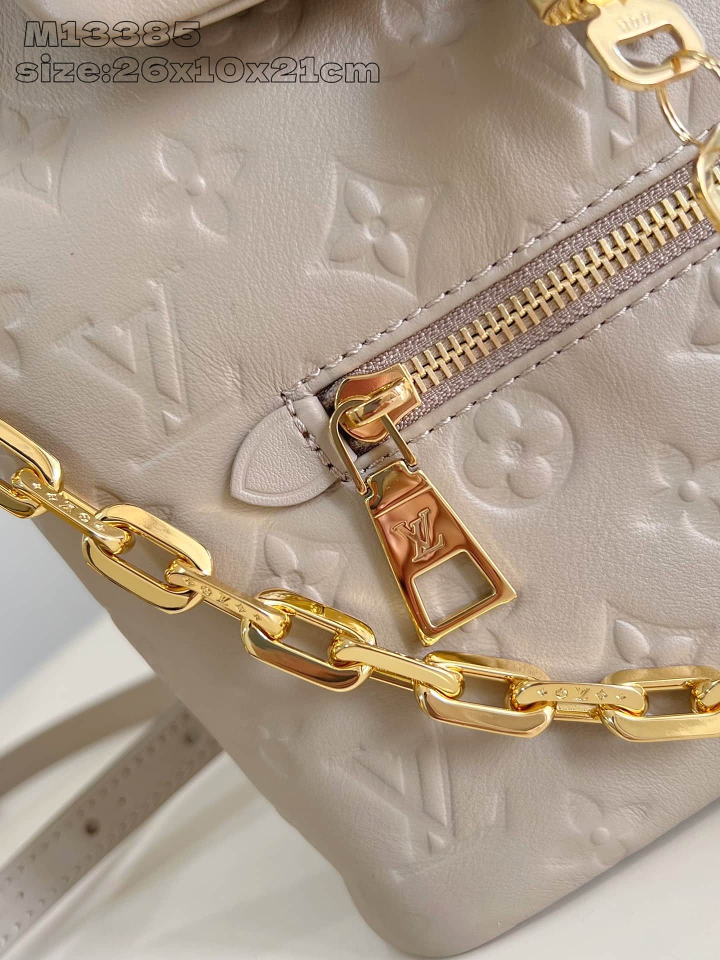 Louis Vuitton Coussin Backpack PM Monogram embossed Lambskin M13358 High