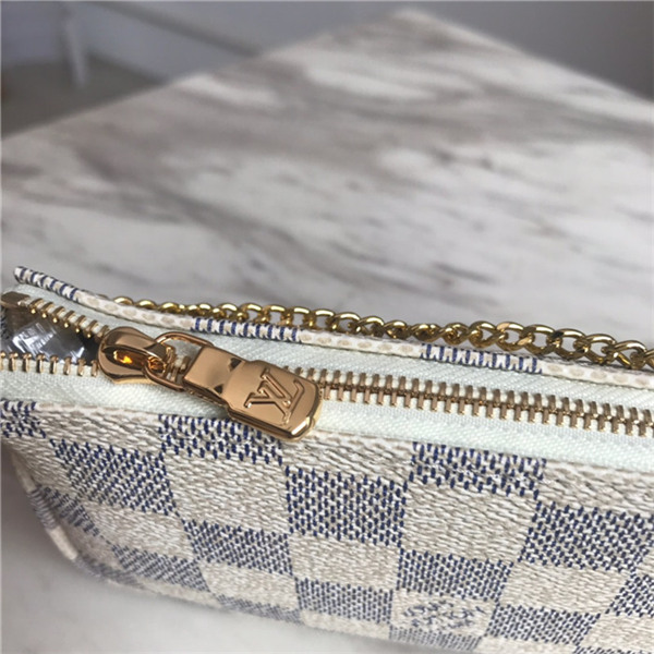 Louis Vuitton MINI POCHETTE ACCESSOIRES Damier Azur High