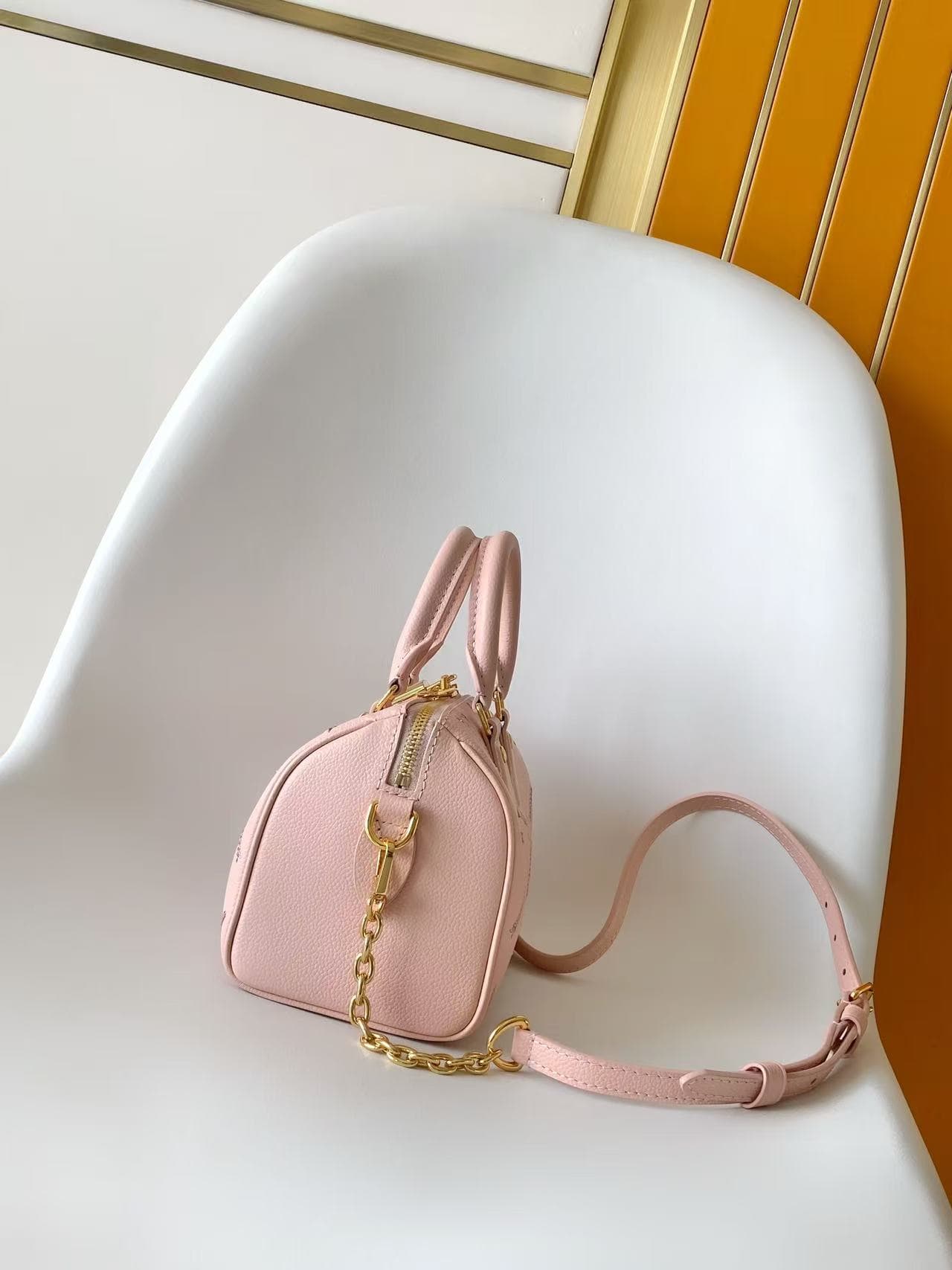 Louis Vuitton Speedy Bandouliere 20 Light Bliss Couture Cowhide leather M28529 High