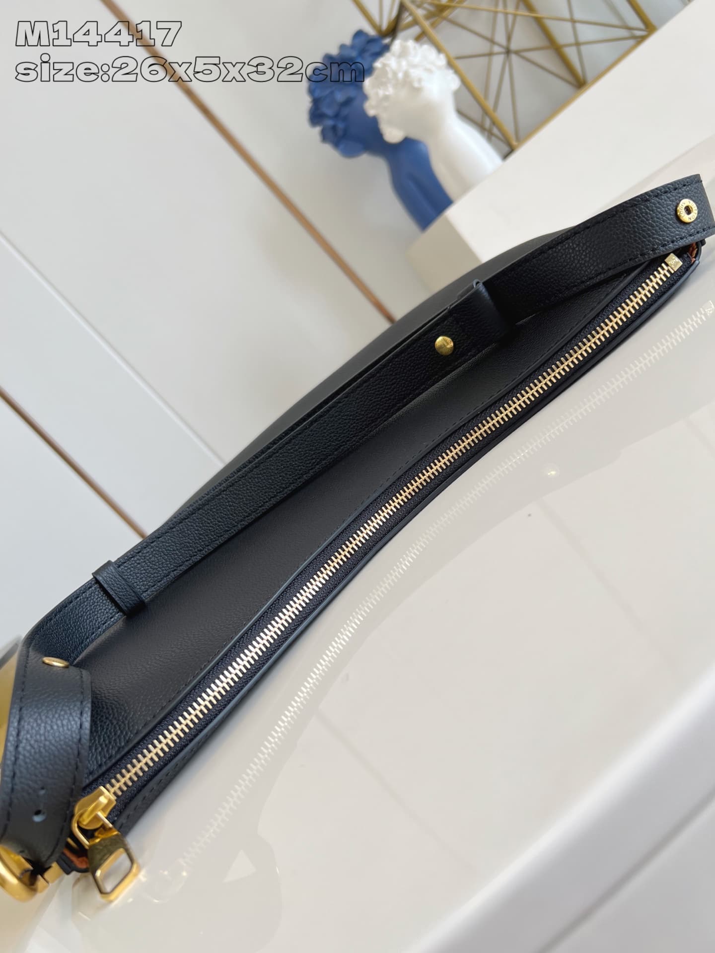 Louis Vuitton Low Key Cookie MM  Calf leather M14417 Black High