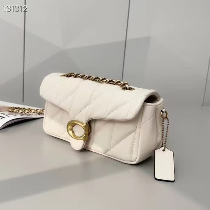 Coach Tabby Chain Crossbody Bag 19 With Quilting High