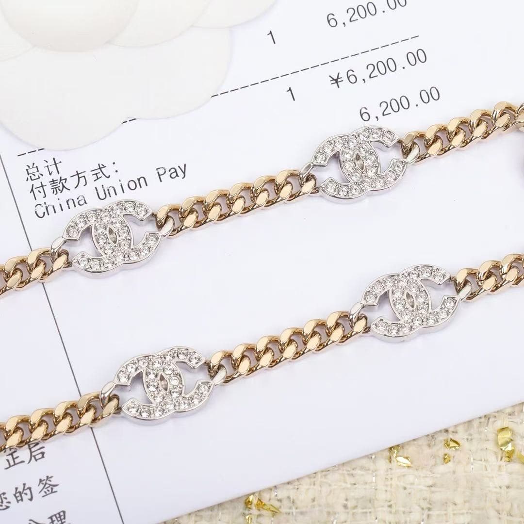 Chanel  Strass Choker Necklace High