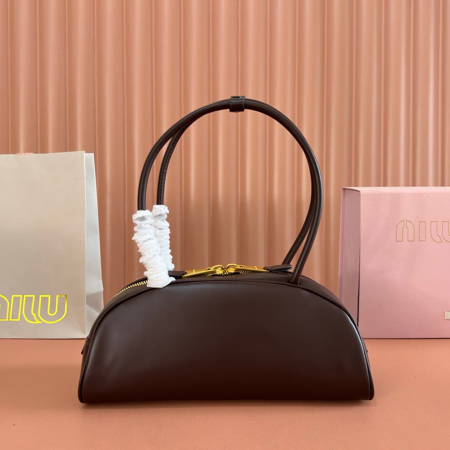 Miu Miu Briarwood Beau Leather Bag 5BB193 TOP