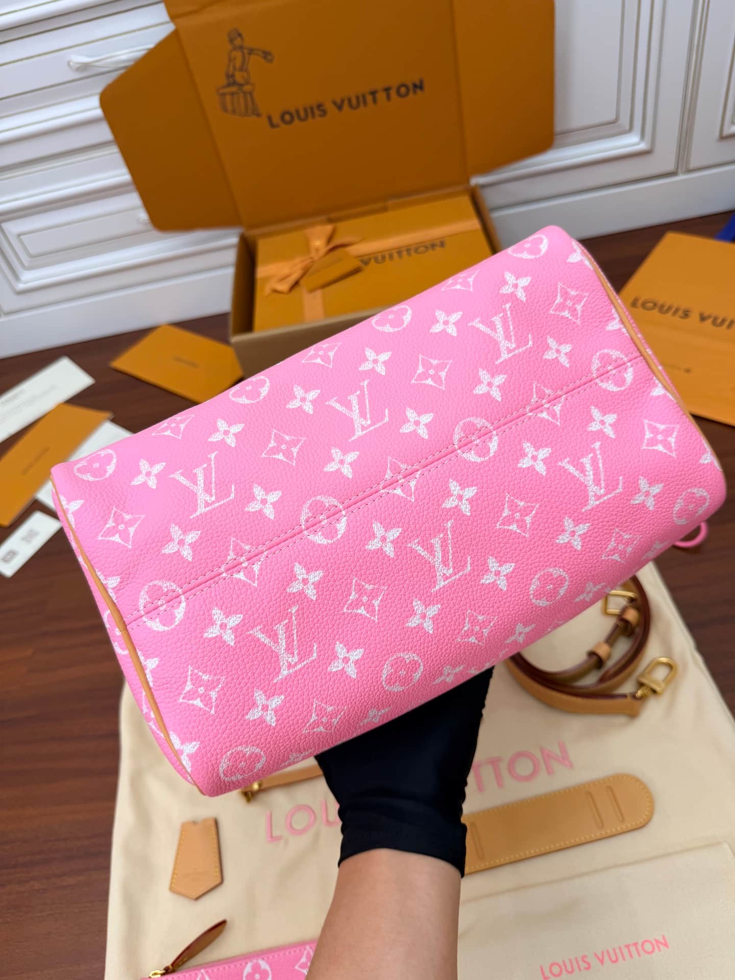 Louis Vuitton Speedy P9 Bandoulière 30 Candy Pink Calf leather M13914 TOP