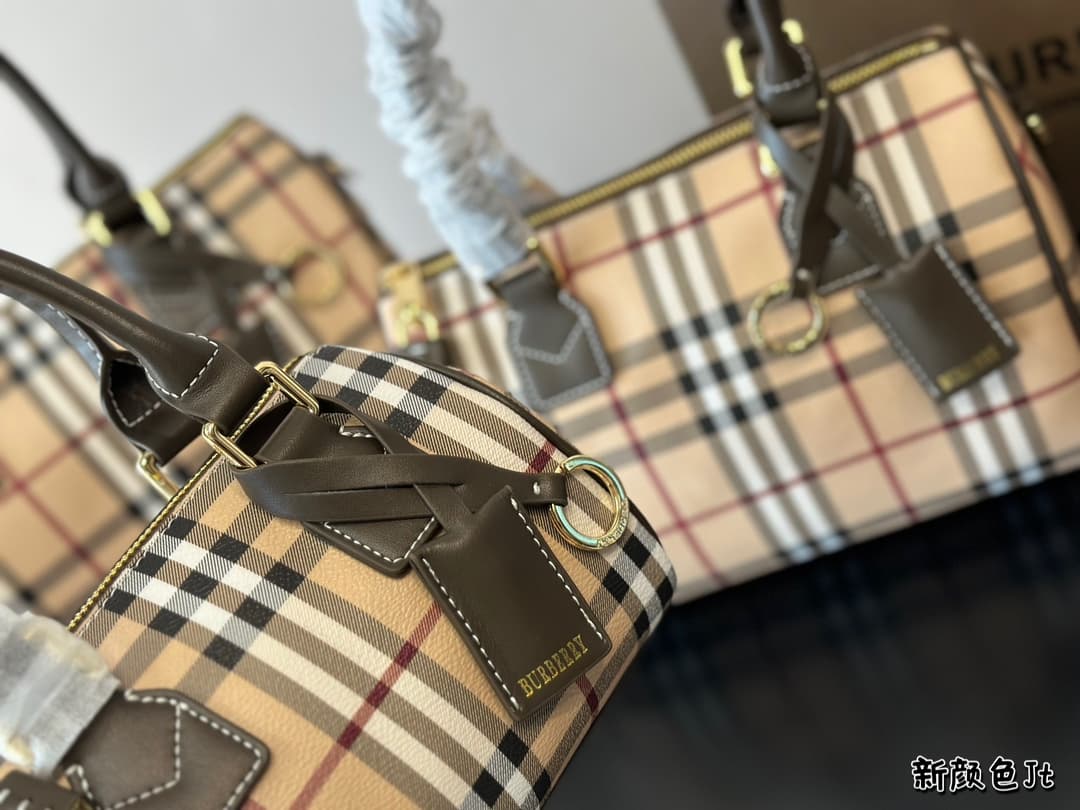 Burberry Check Bowling Bag